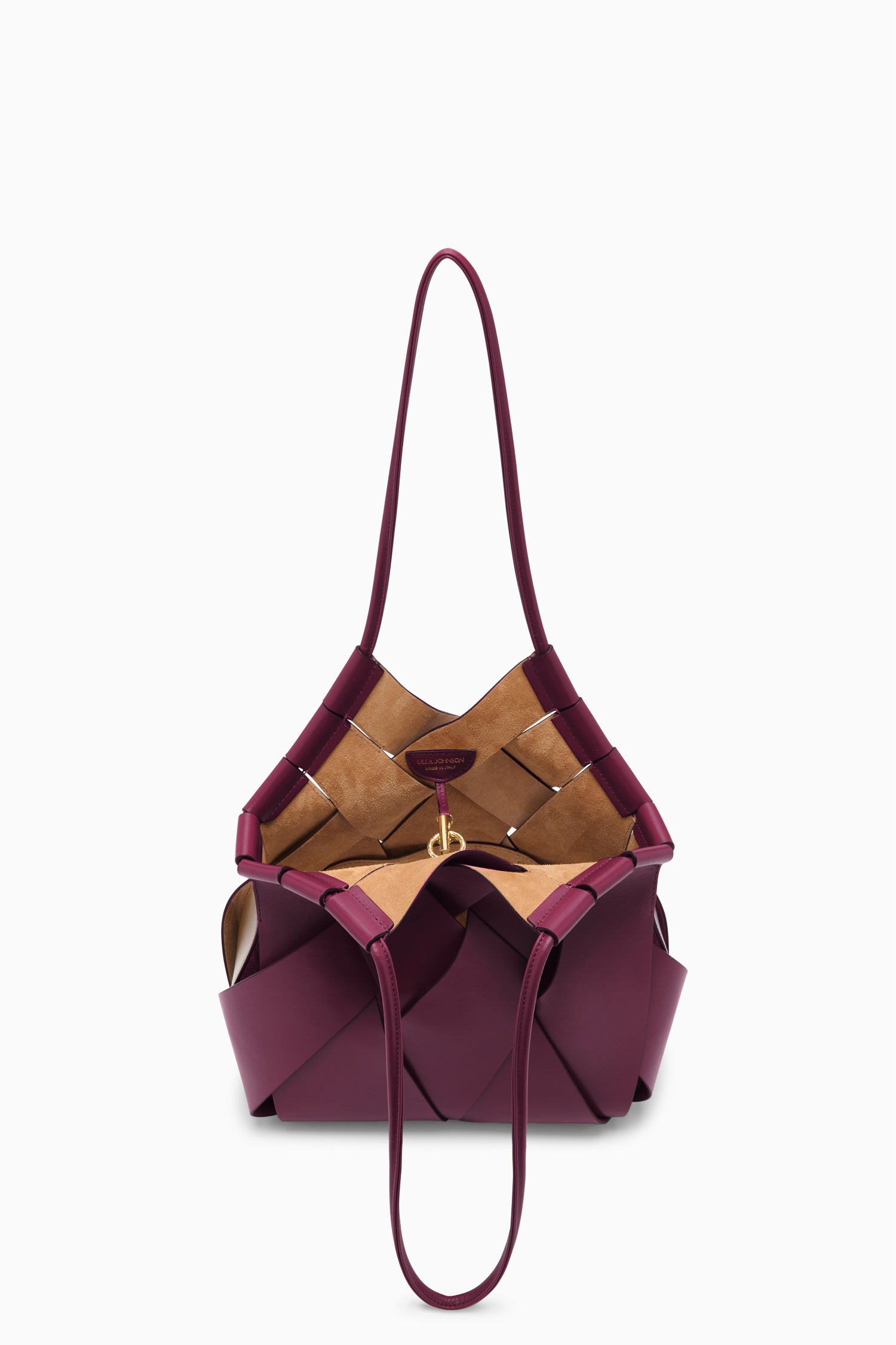 Ulla Johnson Charlotte Shoulder Bag - Bordeaux