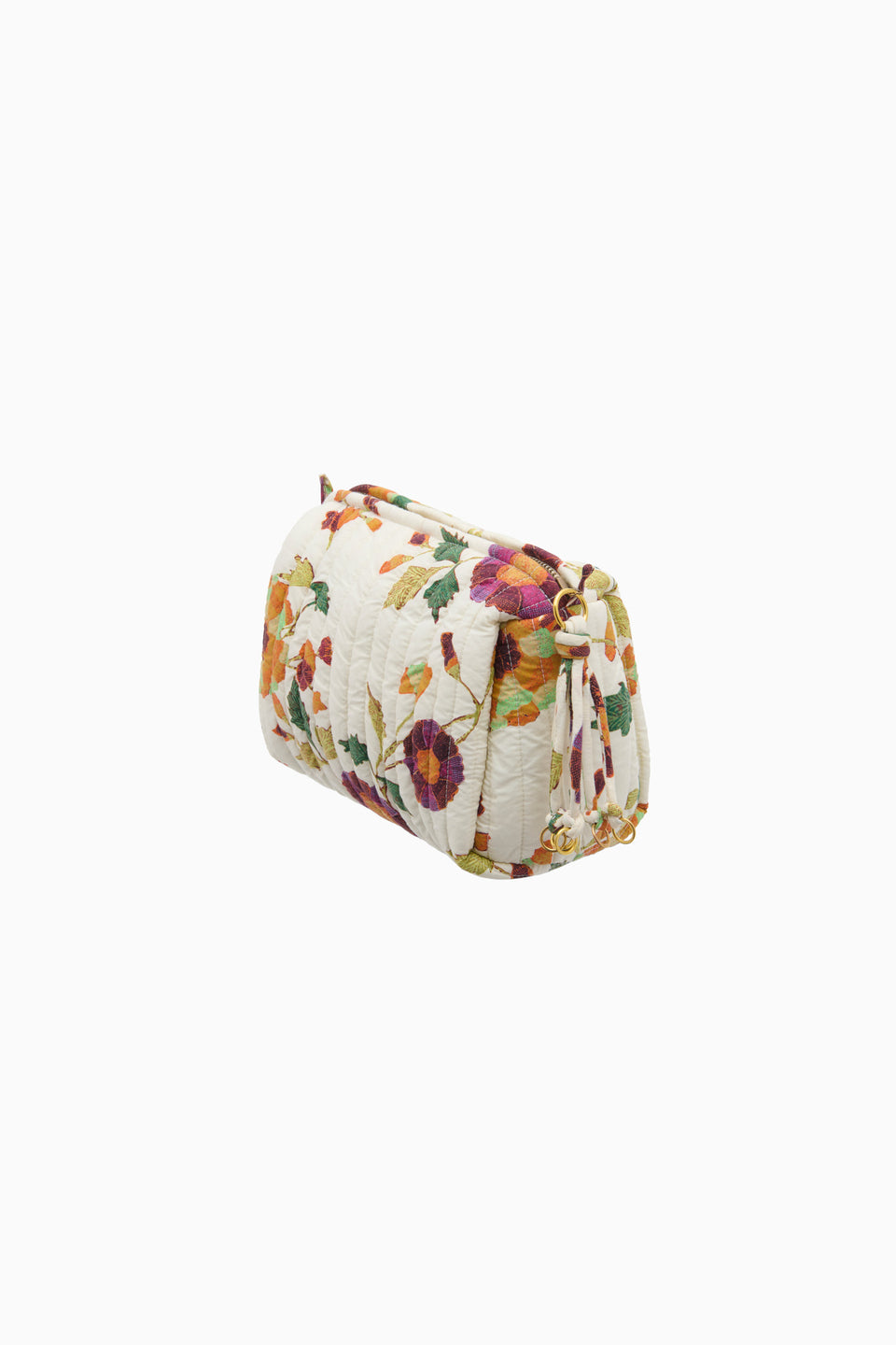 Priya Makeup Bag - White Iris