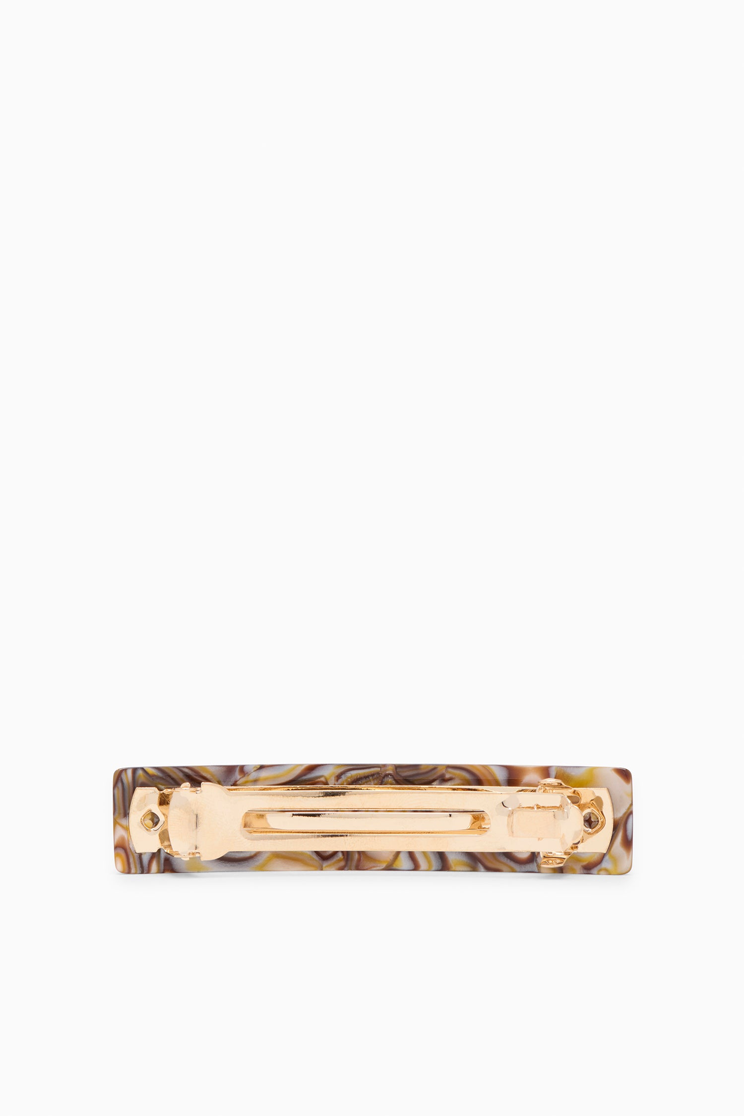Louise Wide Barrette - Onyx