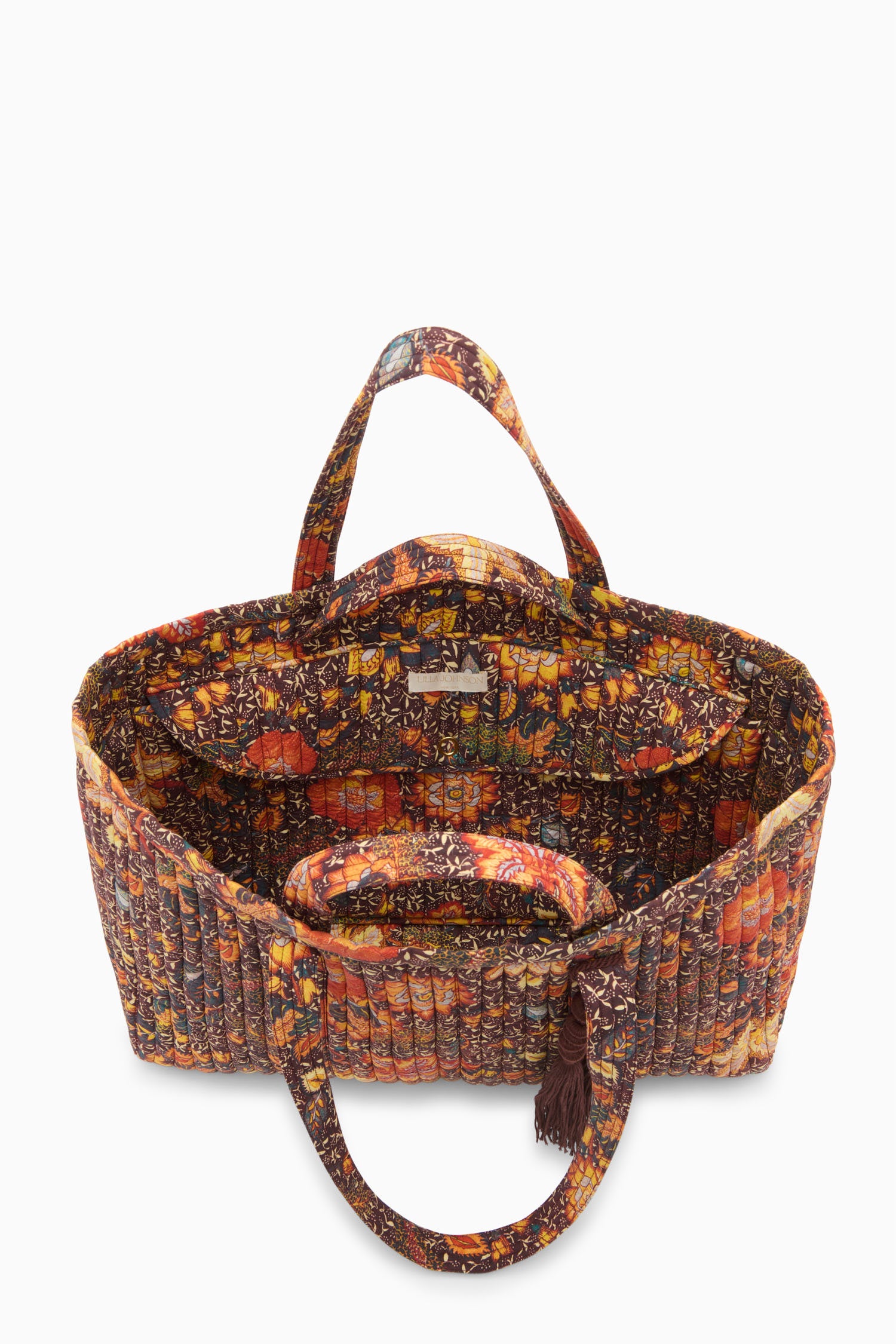 Ulla Johnson Kali East West Tote - Midnight Garden