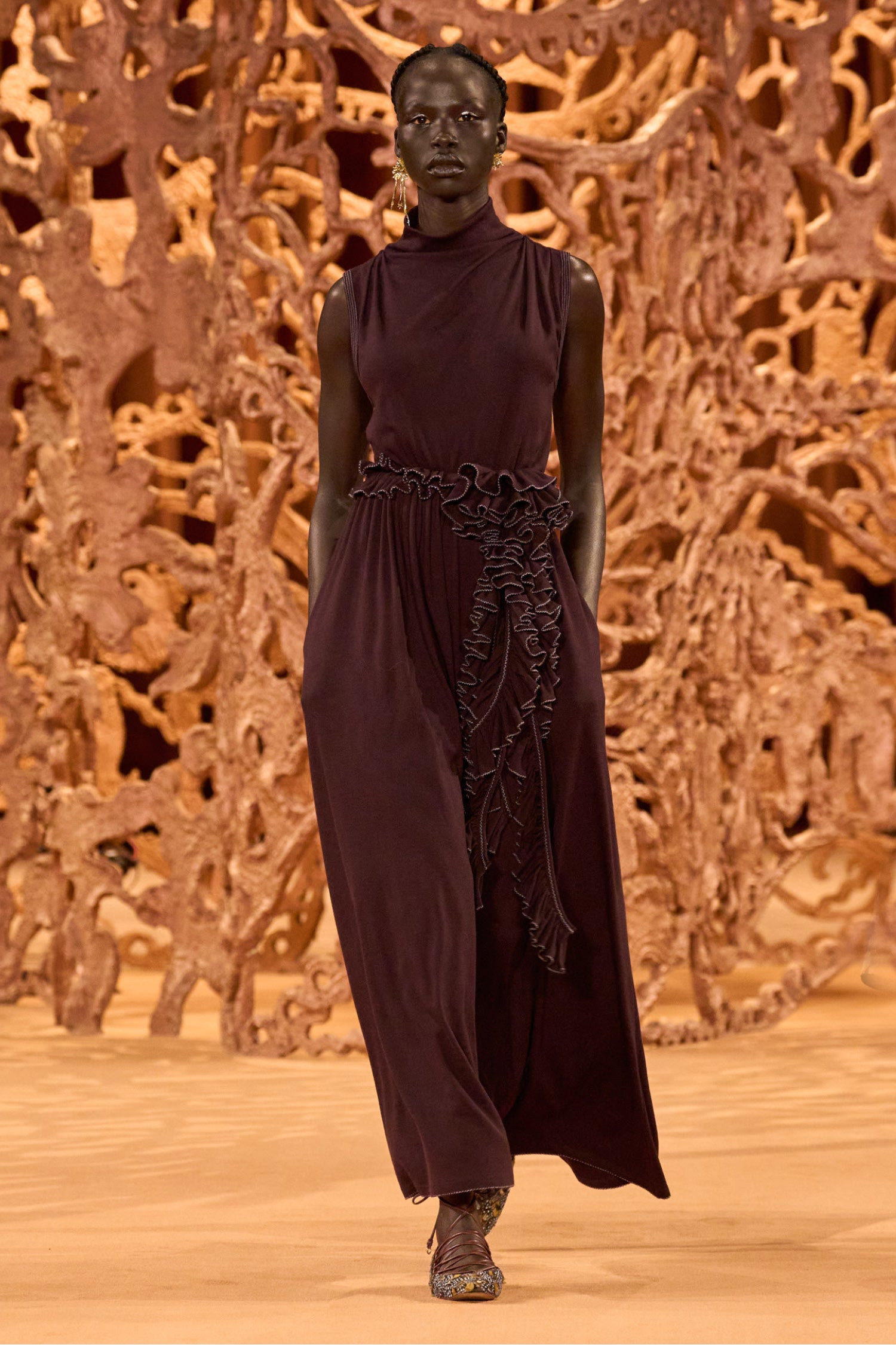 Gemma Dress - Mahogany