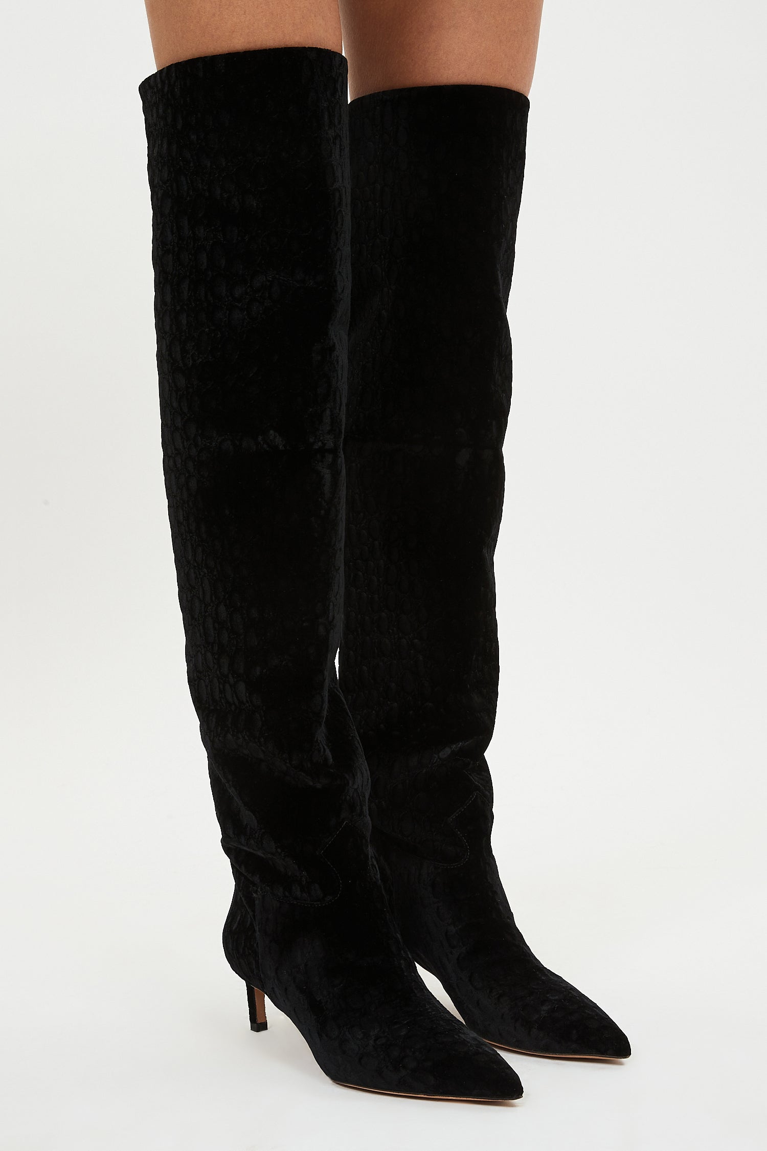 Ulla Johnson Carolina Over The Knee Boot - Noir