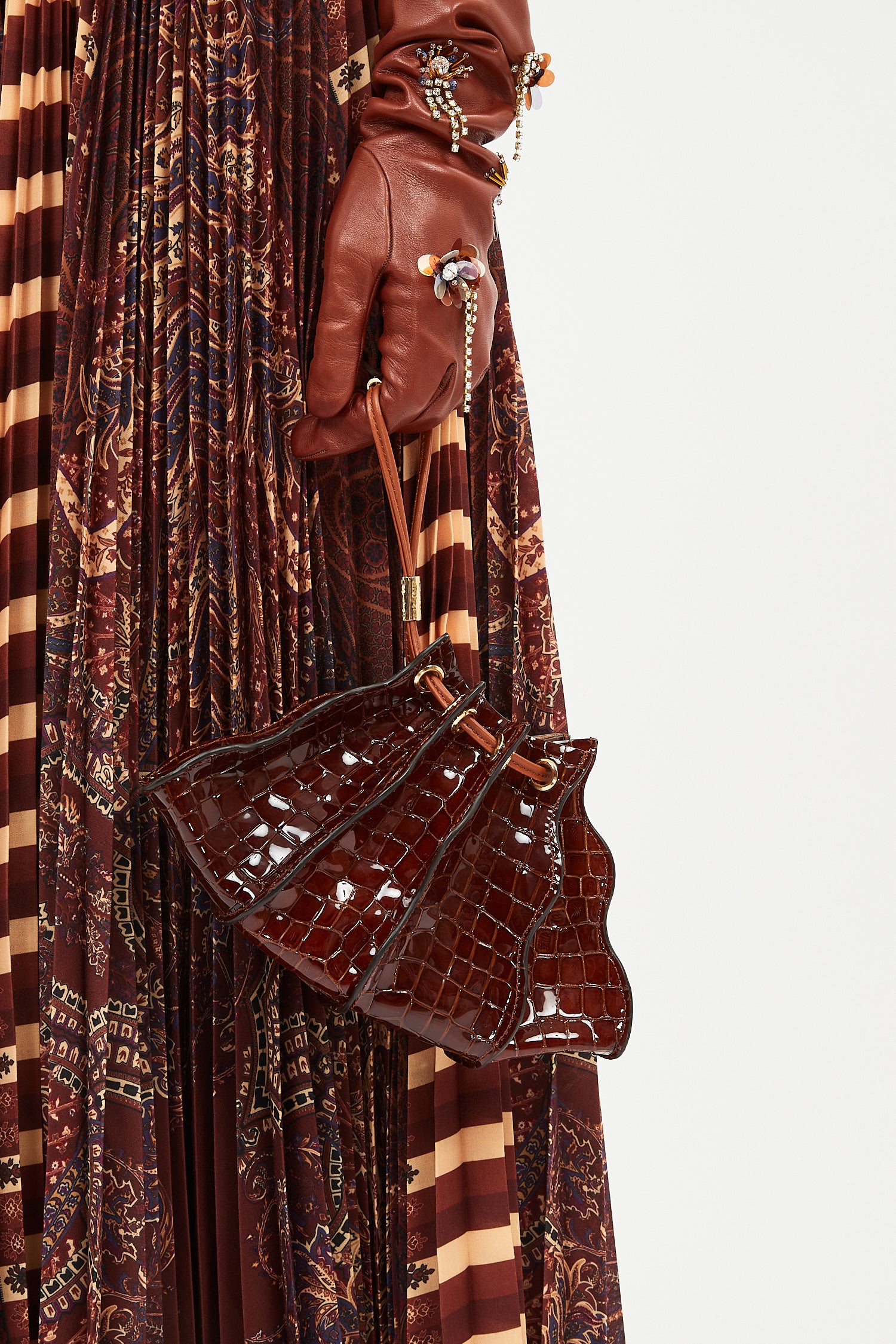 Ulla Johnson Adria Small Crossbody - Chestnut