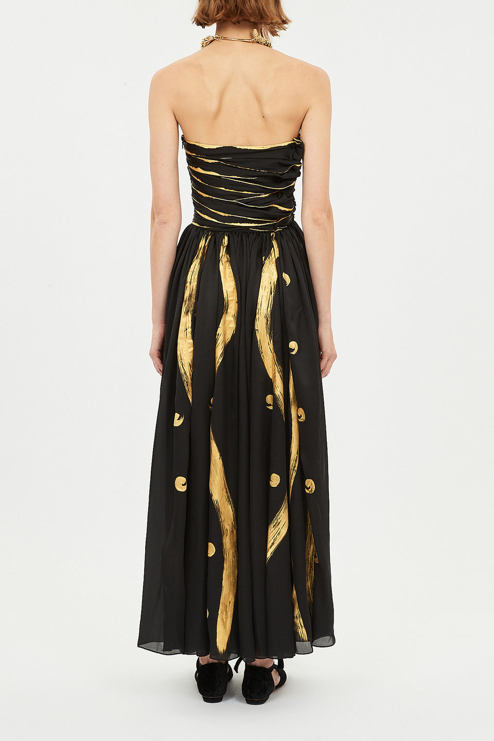 Anastasia Hand Painted Gown - Gild