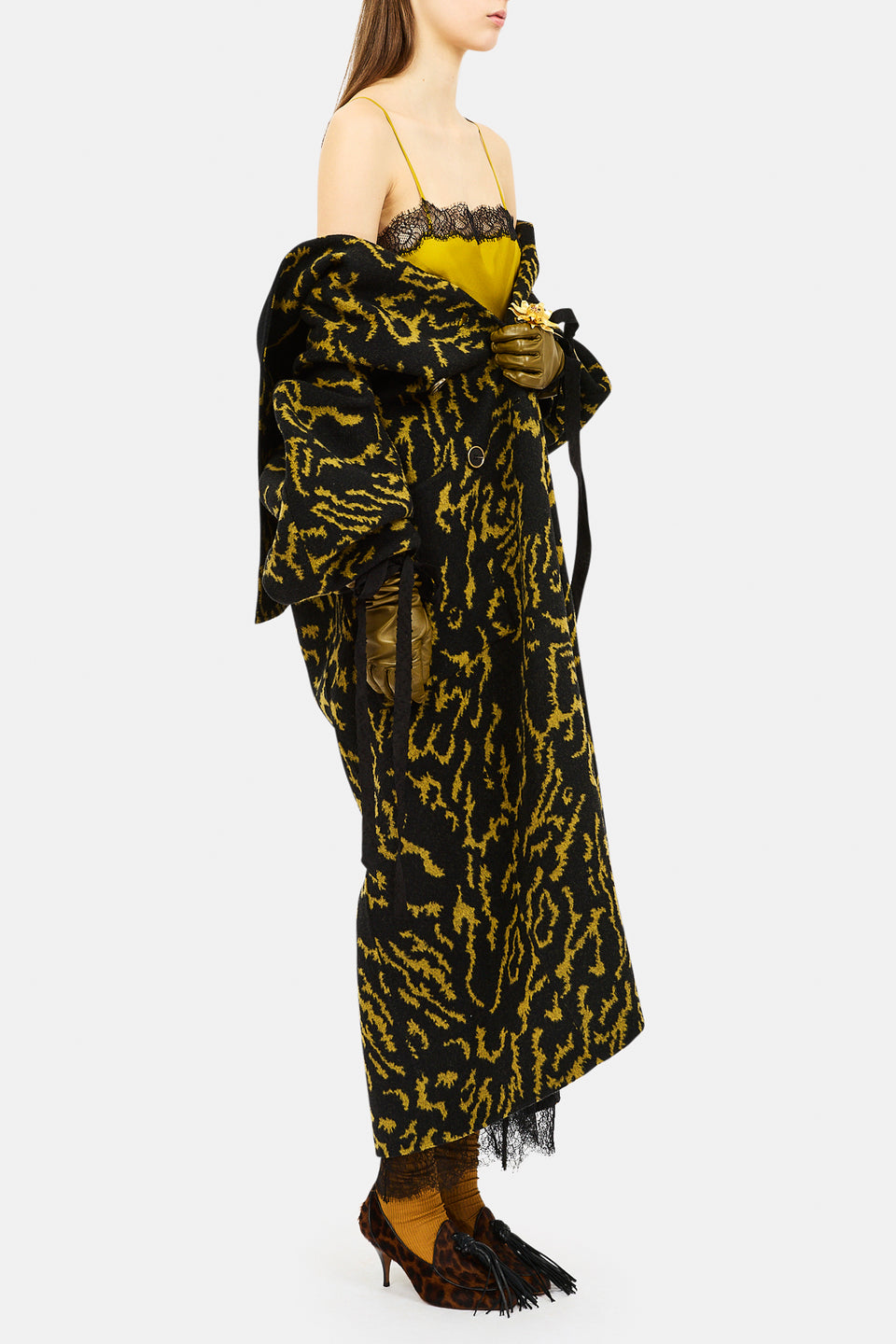 Rory Wool Coat - Amber