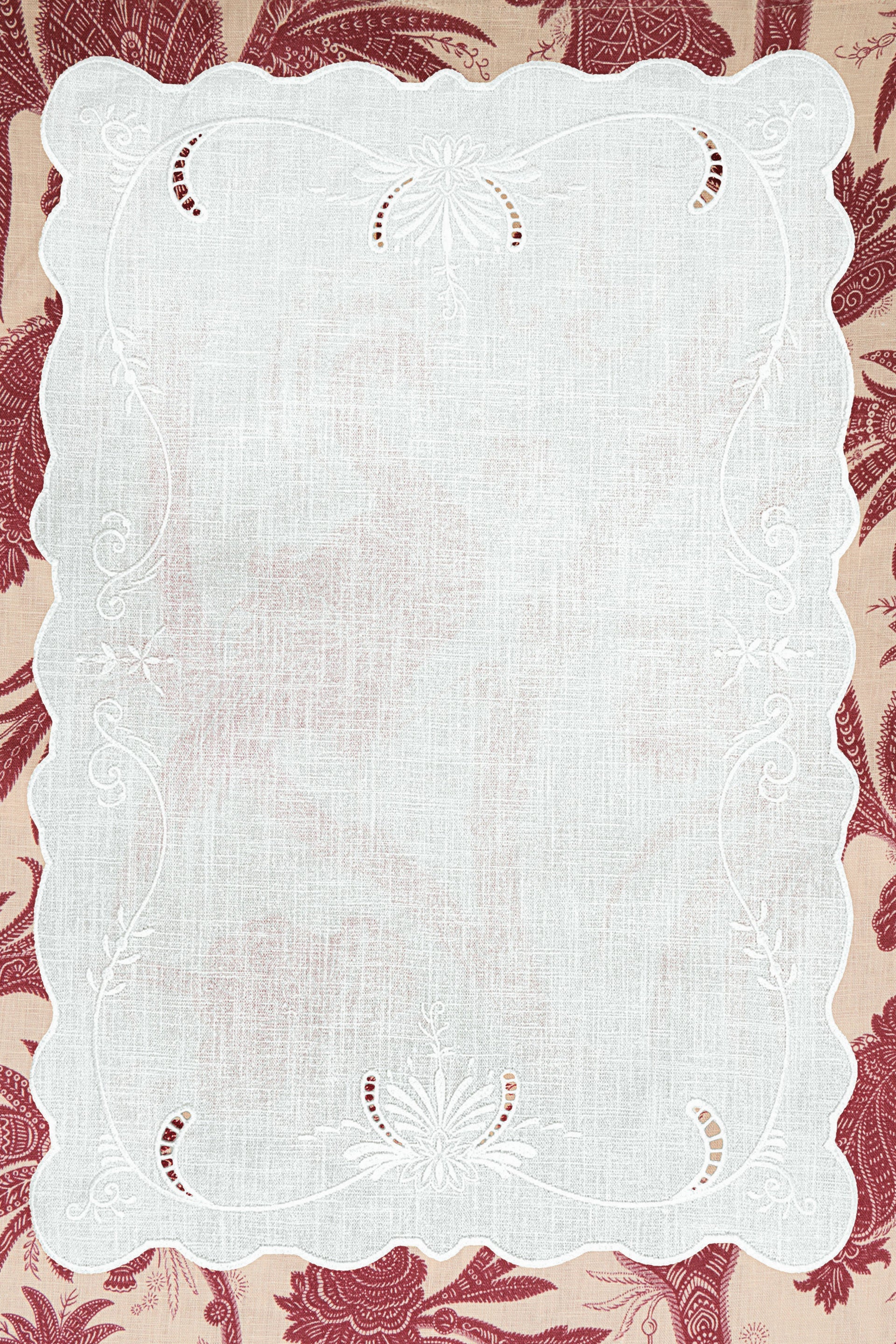 Embroidered Placemat - Cowrie