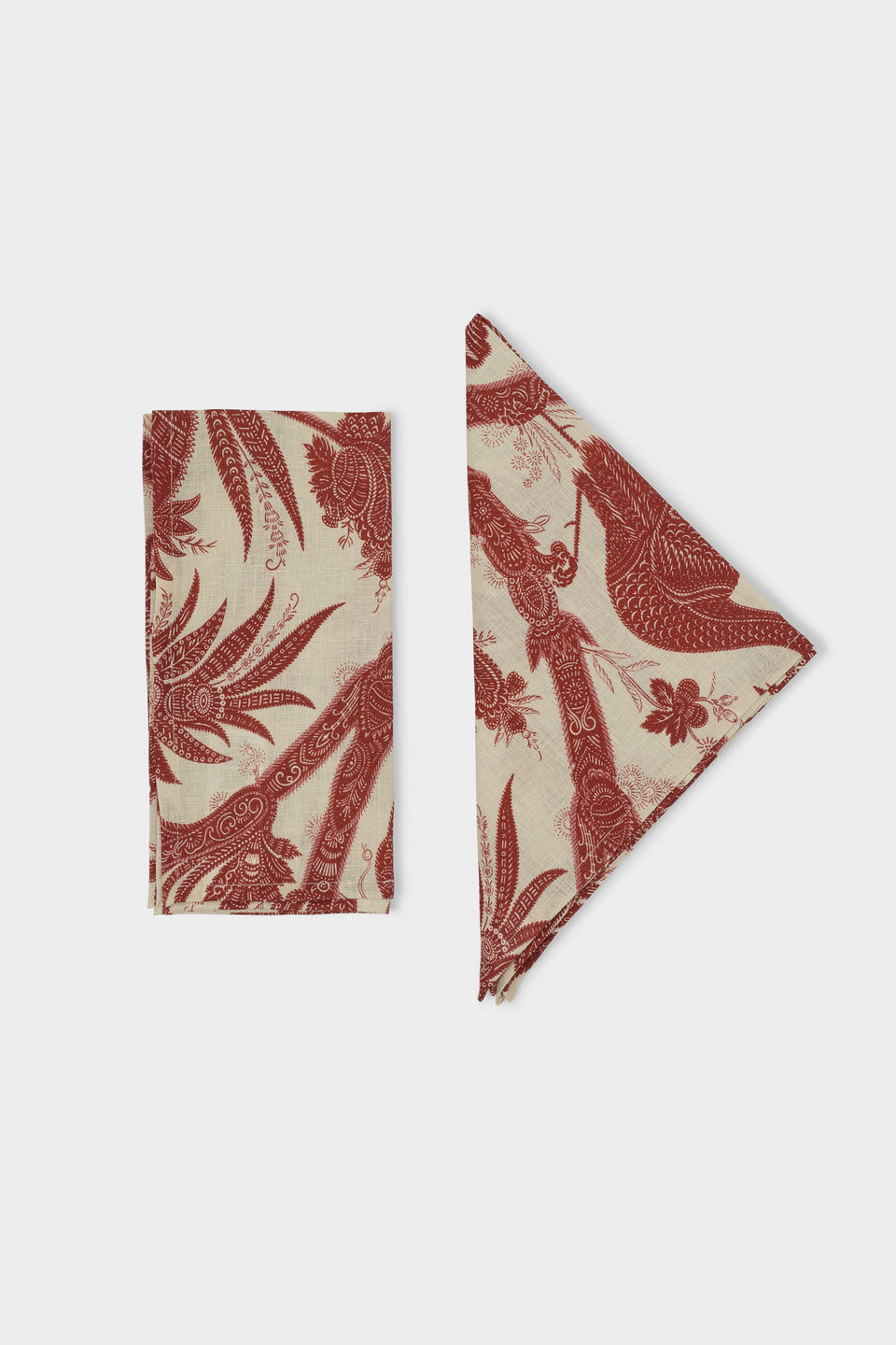 Napkin Set - Bordeaux Floral