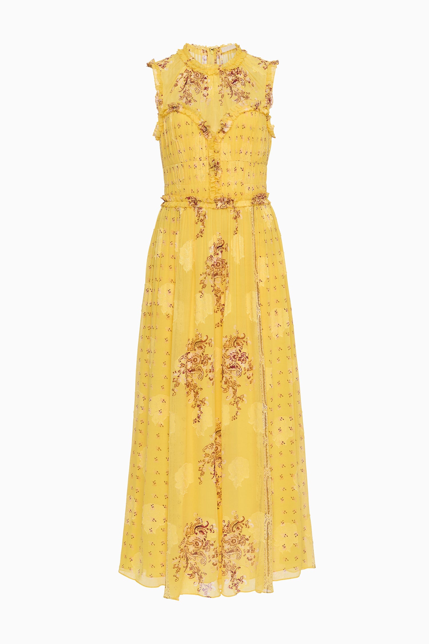 Kasia Sleeveless Midi Dress - Soleil