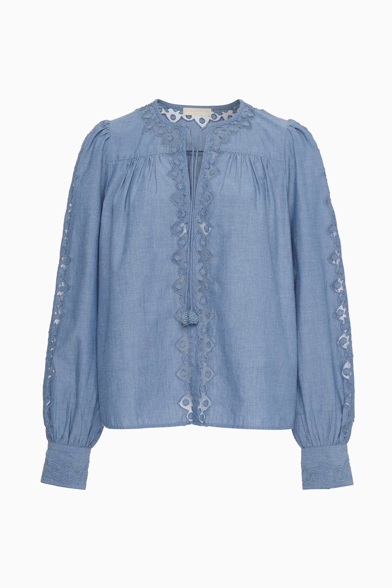 Kady Long Sleeve Blouse - Chambray