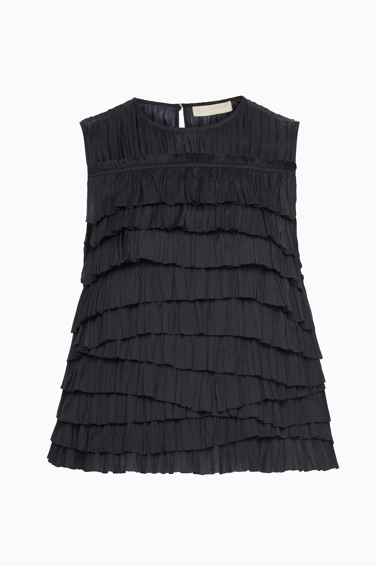 Ulla Johnson Quinn Layered Sleeveless Top - Noir