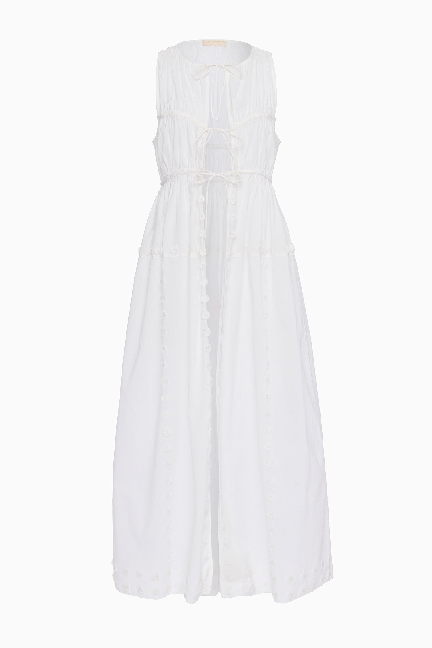 Gillian Sleeveless Dress Coverup - Pristine