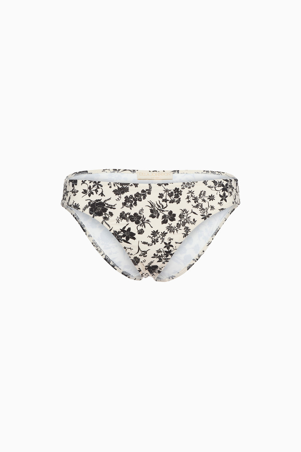 Dani Mid Rise Bikini Bottom - White Gardenia