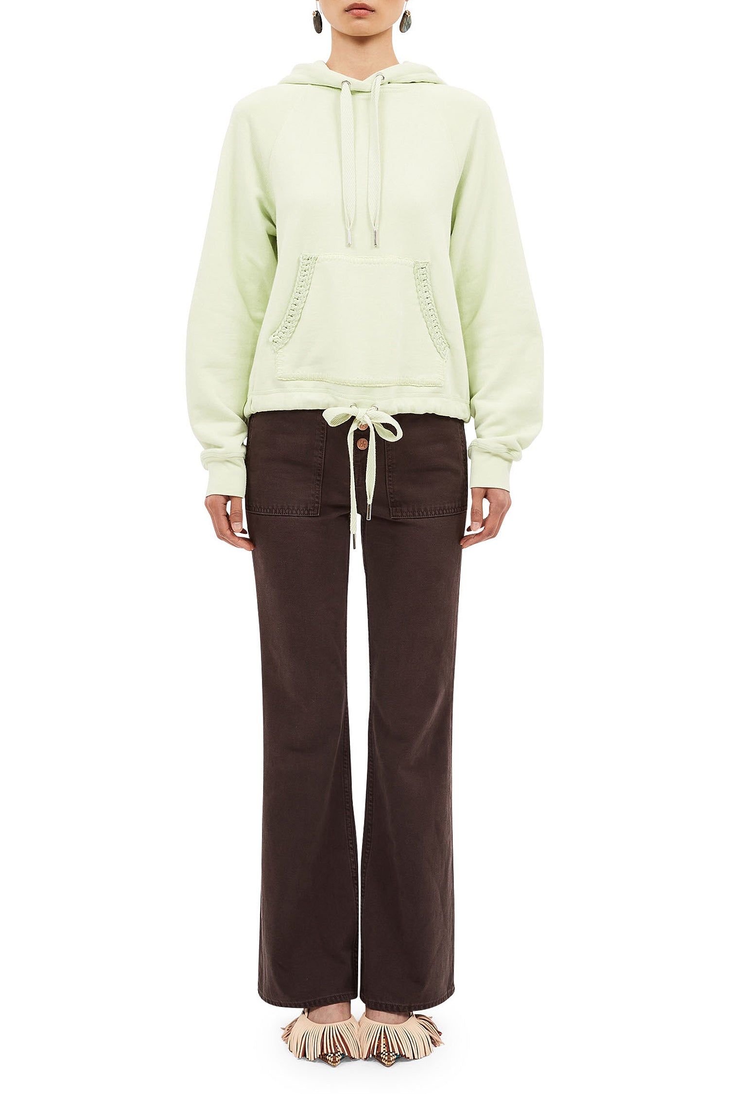 Ulla Johnson Iggy Hoodie - Pistachio