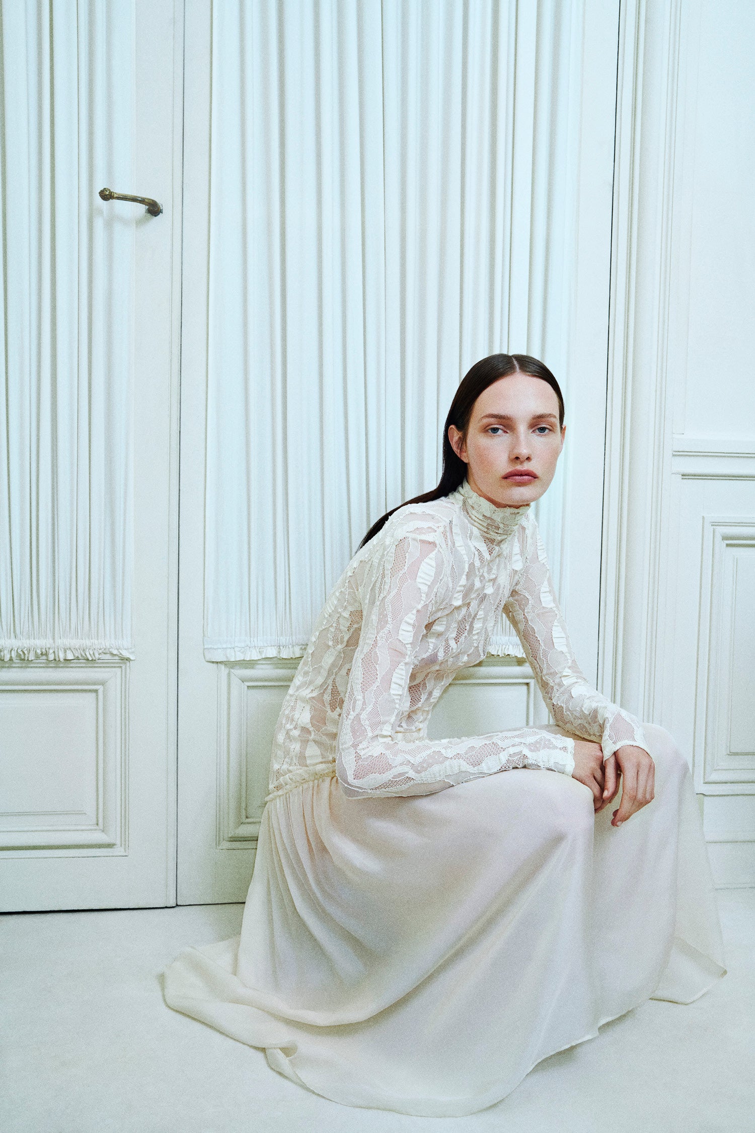 Ulla Johnson Sybil Drop Waist Dress - Cowrie