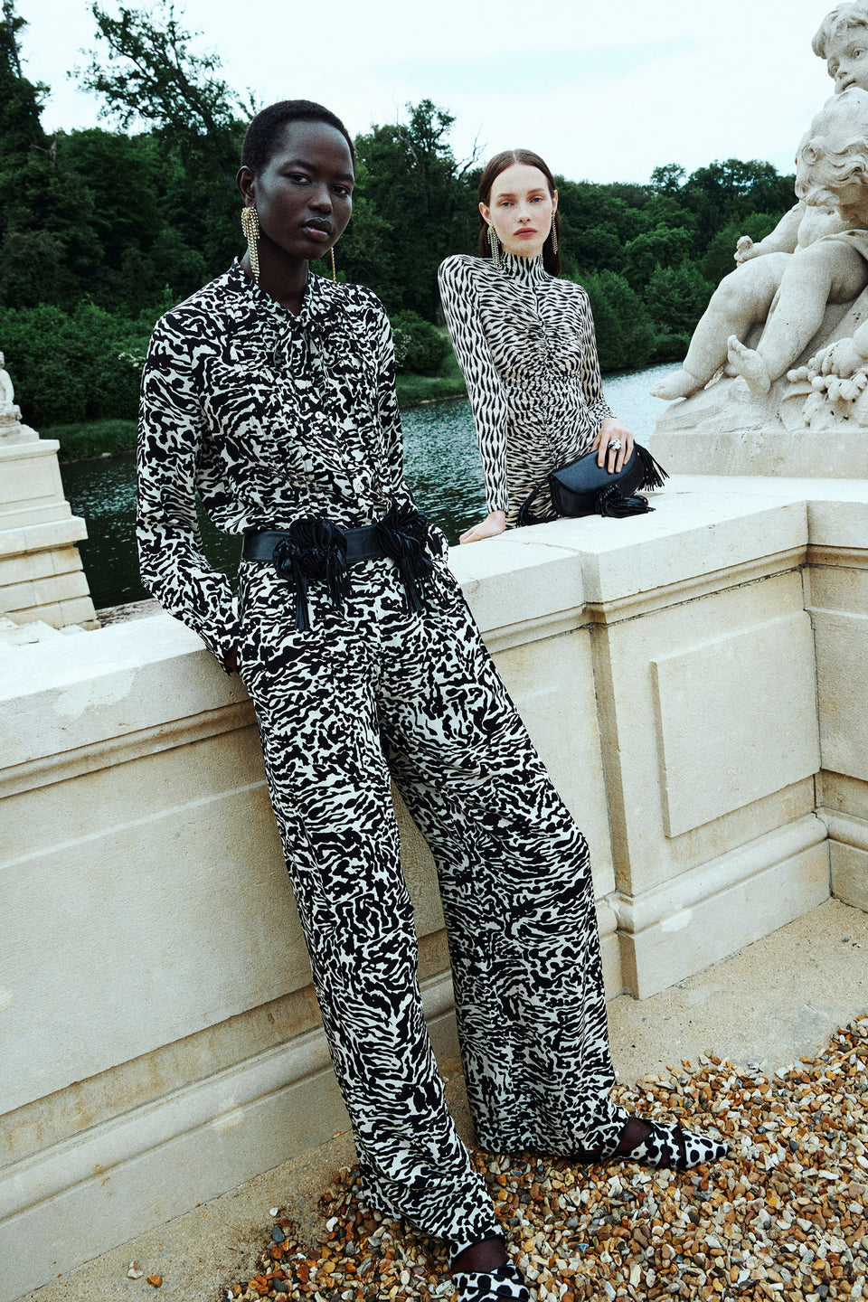 Delvine Blouse - Spotted Jasper