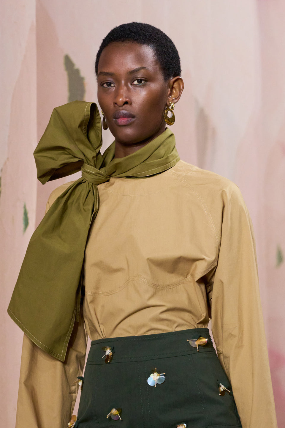 Michaela Dress - Sahara Colorblock