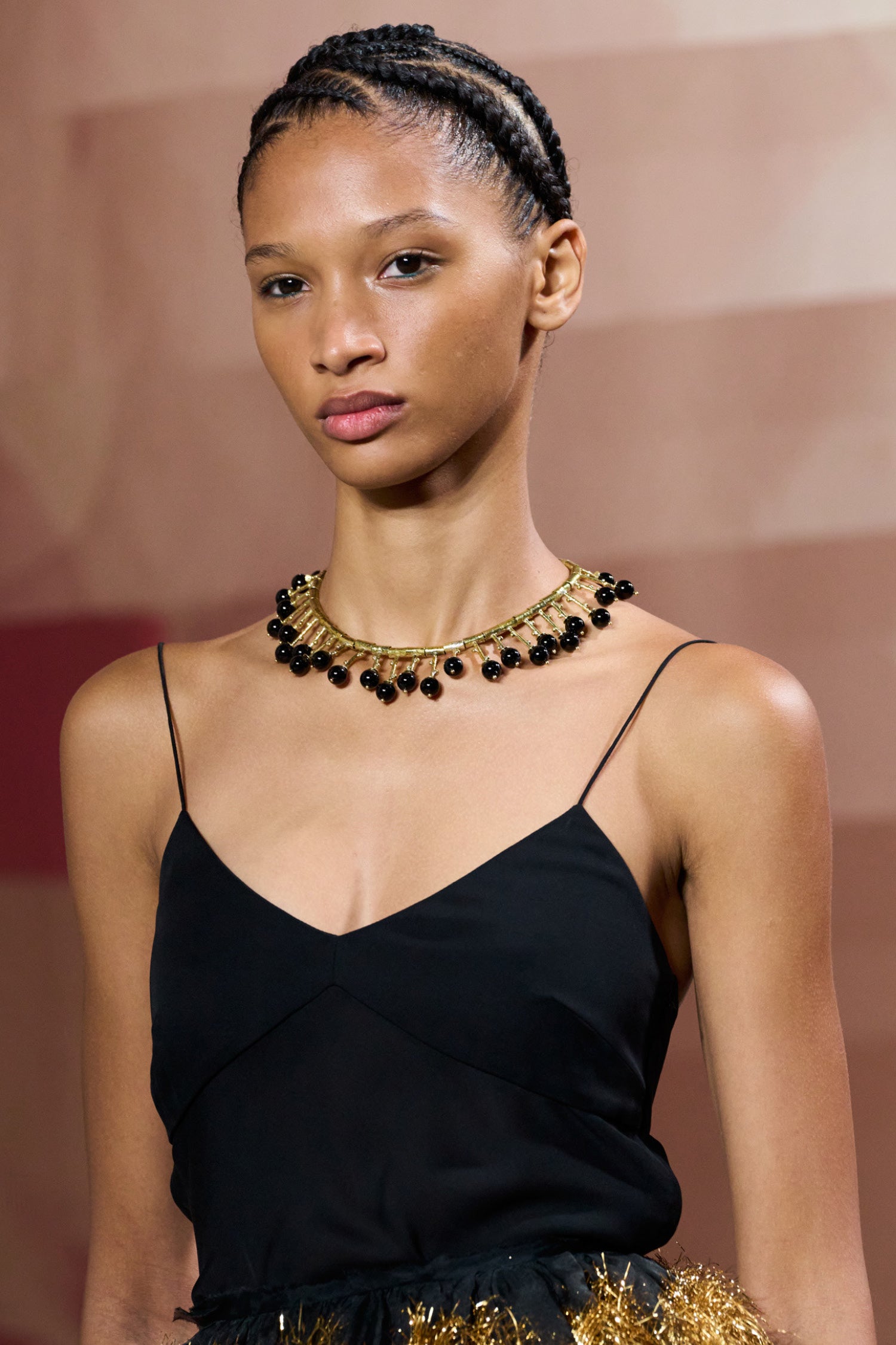 Nayeli Geo Necklace - Black Onyx