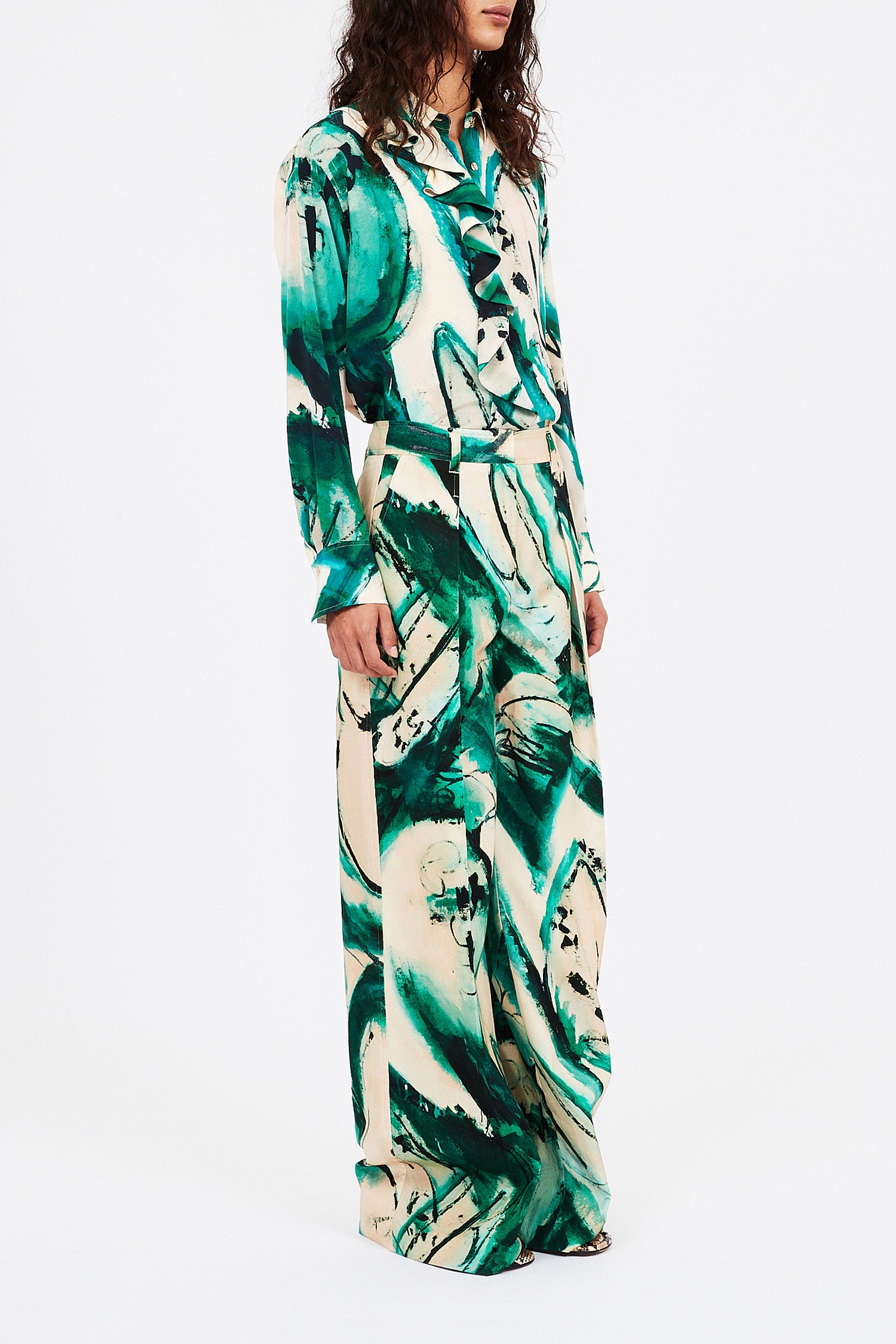 Ulla Johnson Mitchell Pant - Portrait In Green