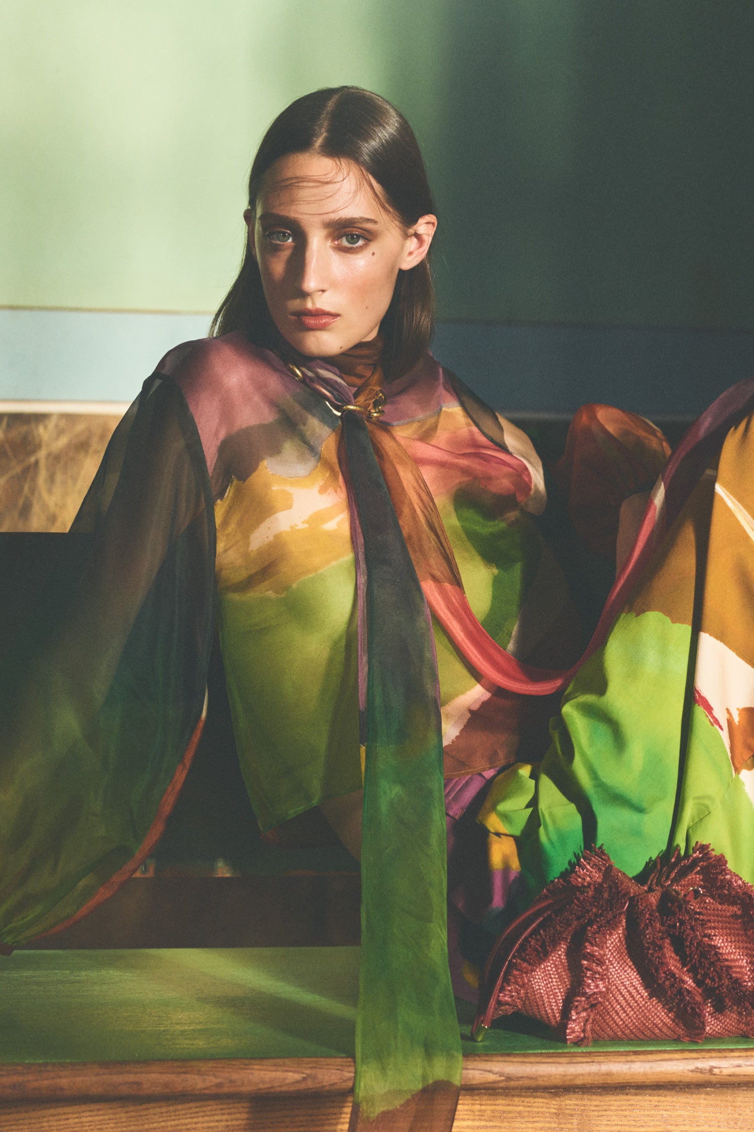 Anisa Organza Blouse Nature Abhors Vacuum