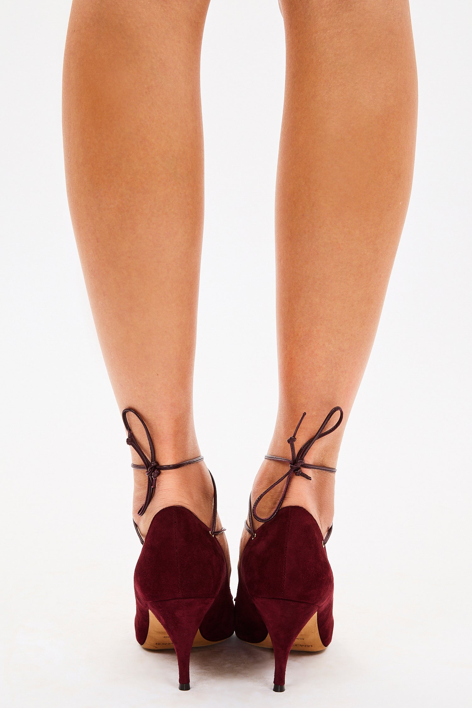 Lola Ballerina Lace Up Pump - Acajou