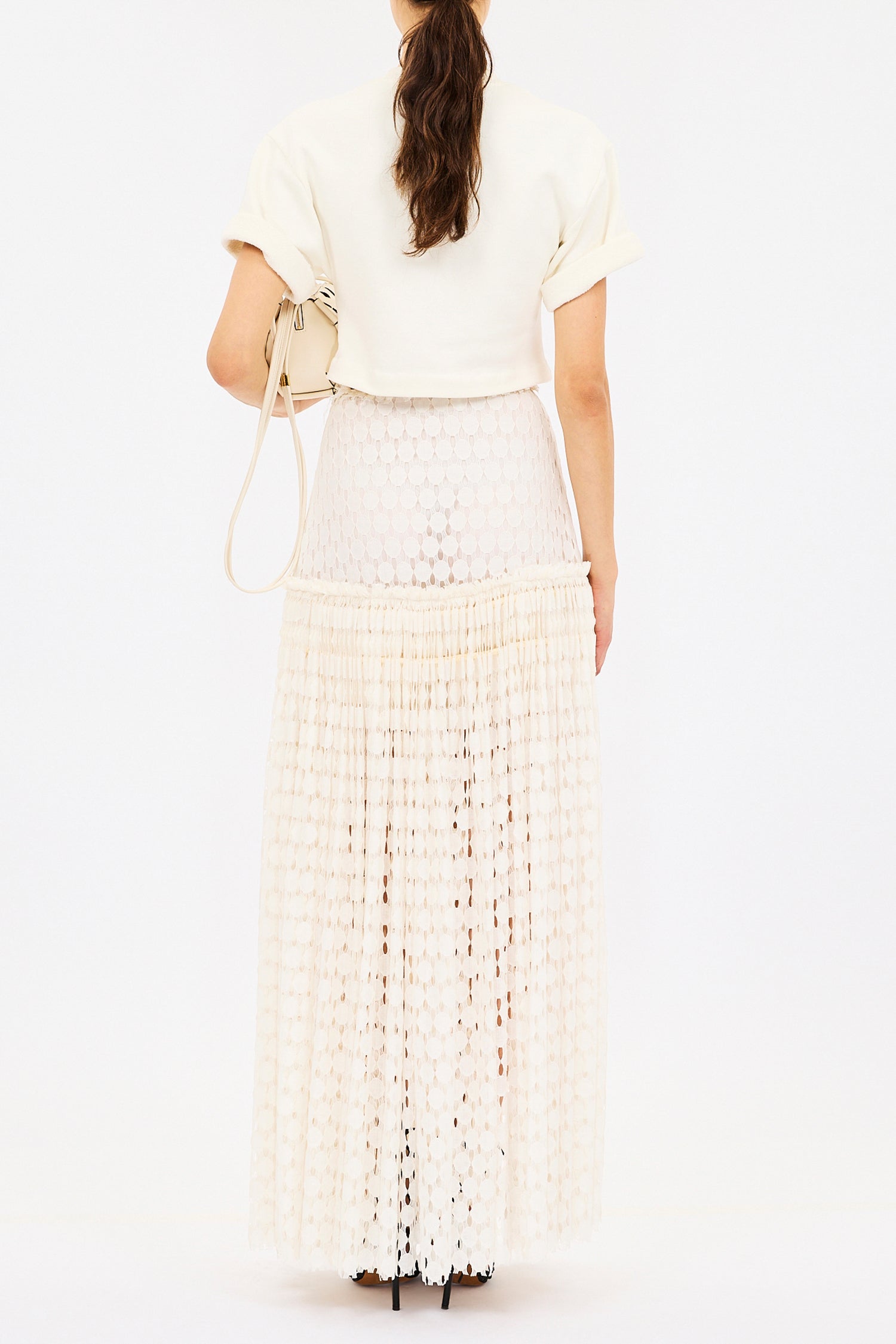 Aris Skirt - Chalk