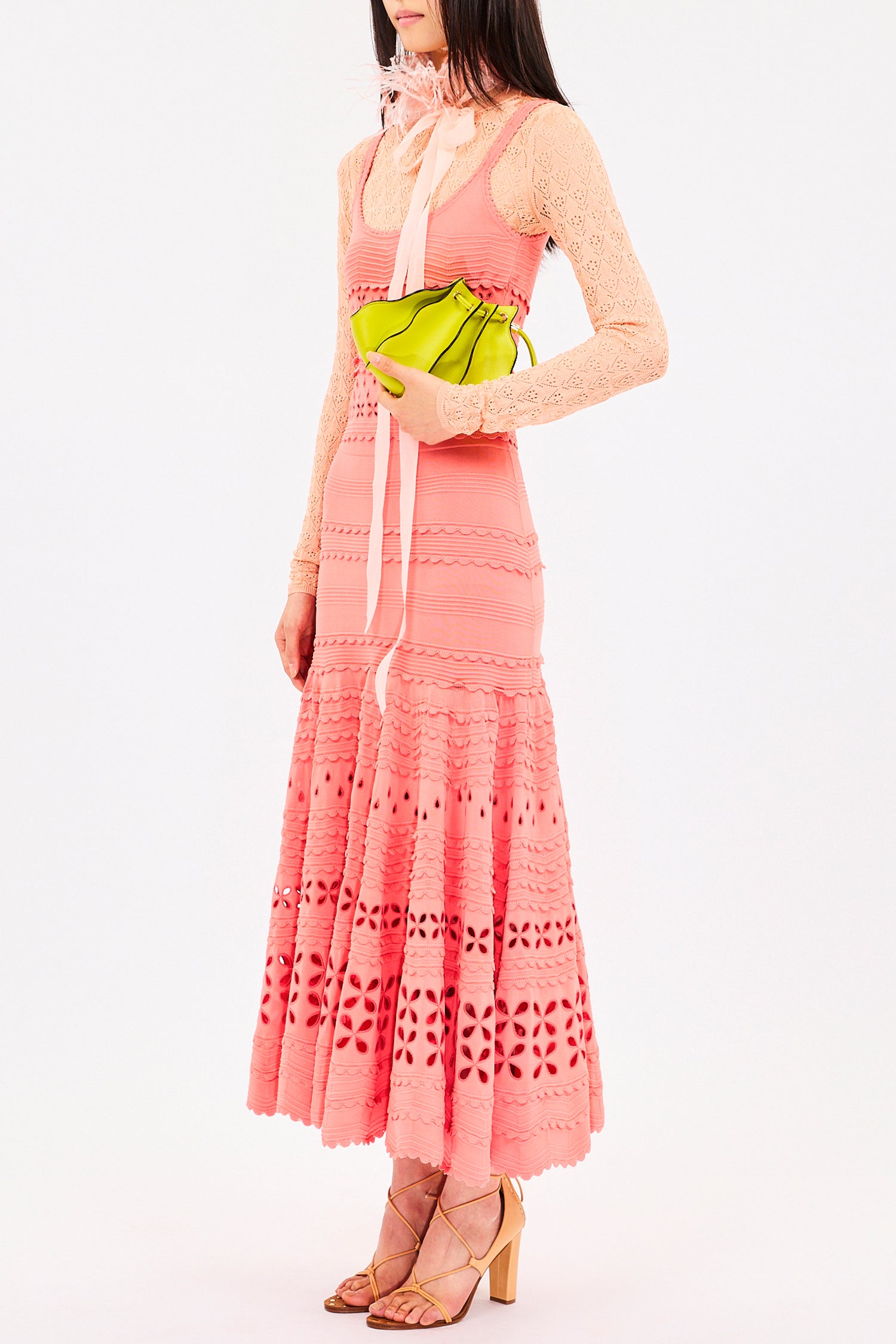 Annisa Skirt - Coral Peony