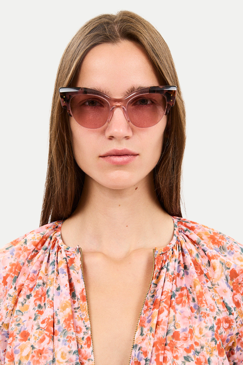 Marius Cat Eye Sunglasses - Rose Tortoise