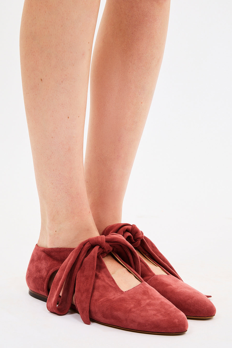 Ingrid Soft Bow Flat - Fig