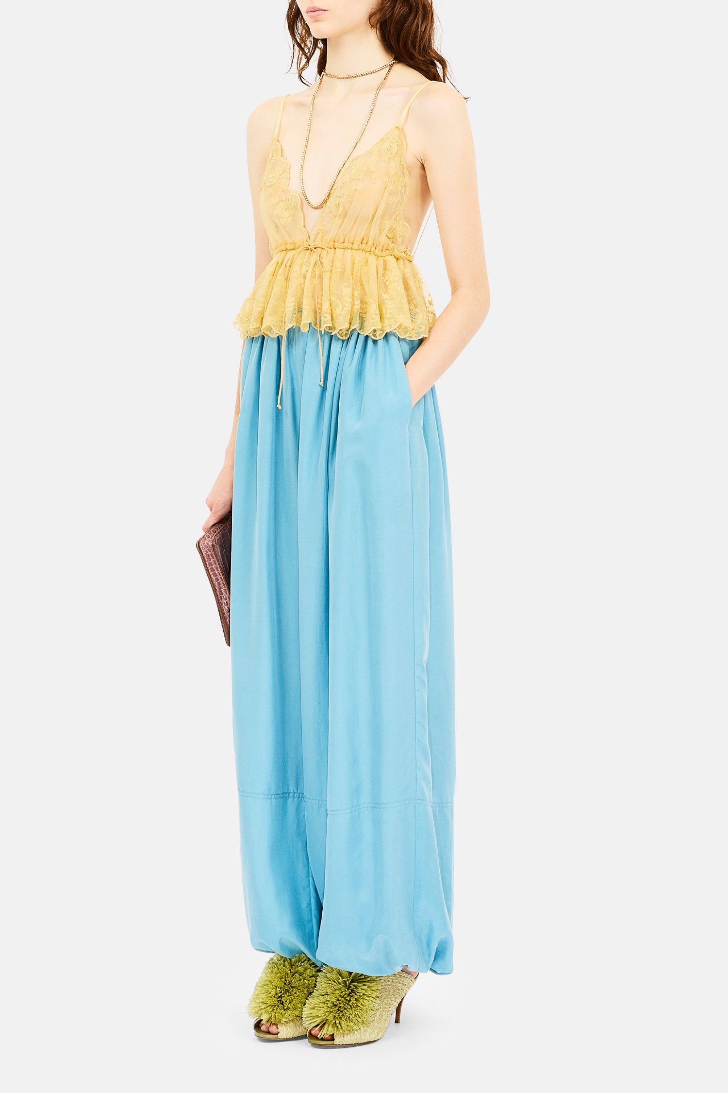 Ulla Johnson ⁣⁢Pantaloni Rosen Con Coulisse - Blu⁤⁣