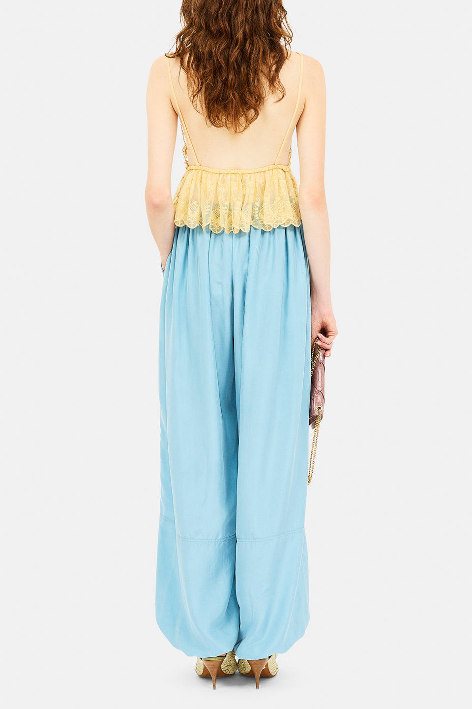 ⁣⁢Pantalon cintré Rosen - Azul⁤⁣