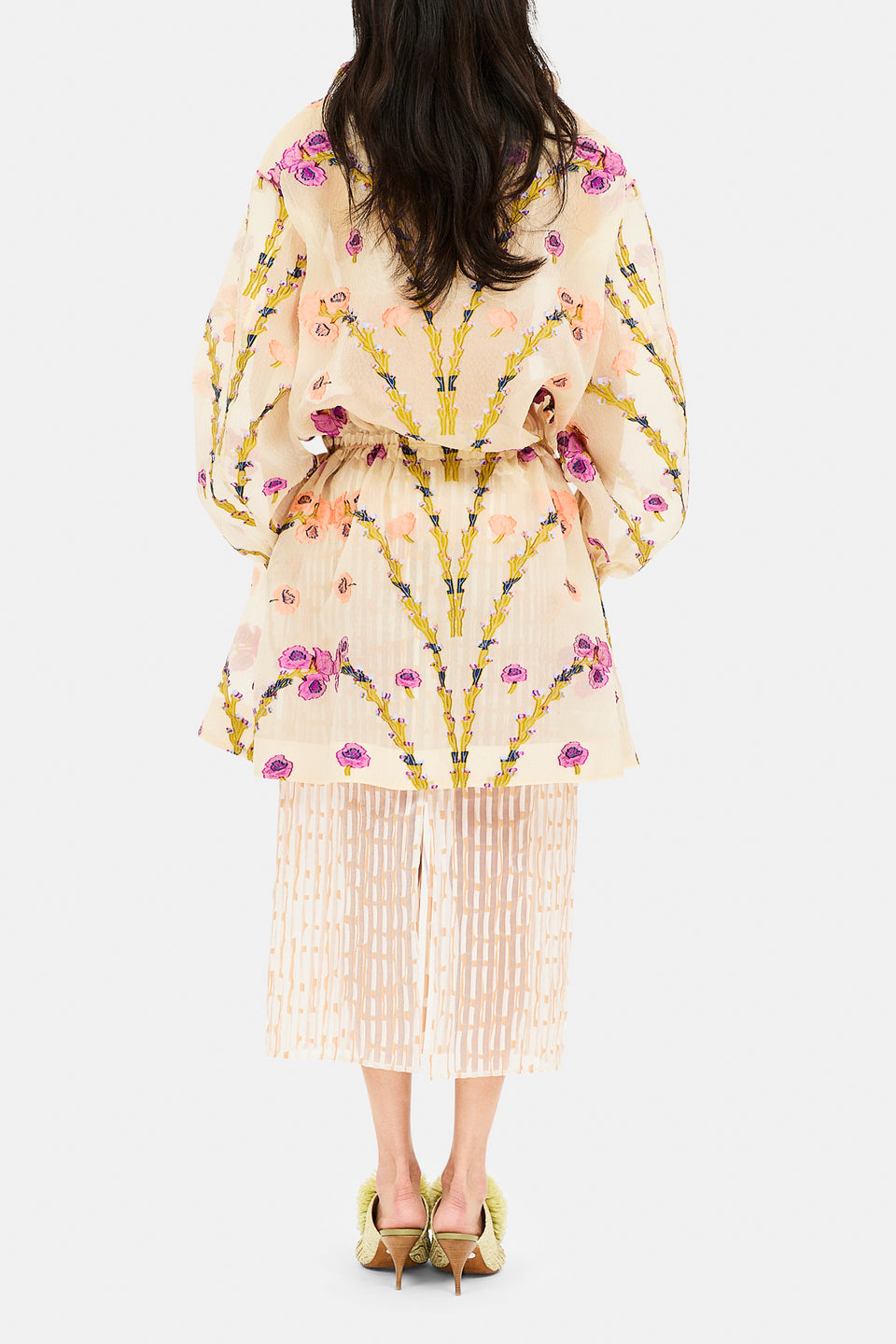 ⁣⁢Giacca Peplum Lisette - Pearl Bloom⁤⁣