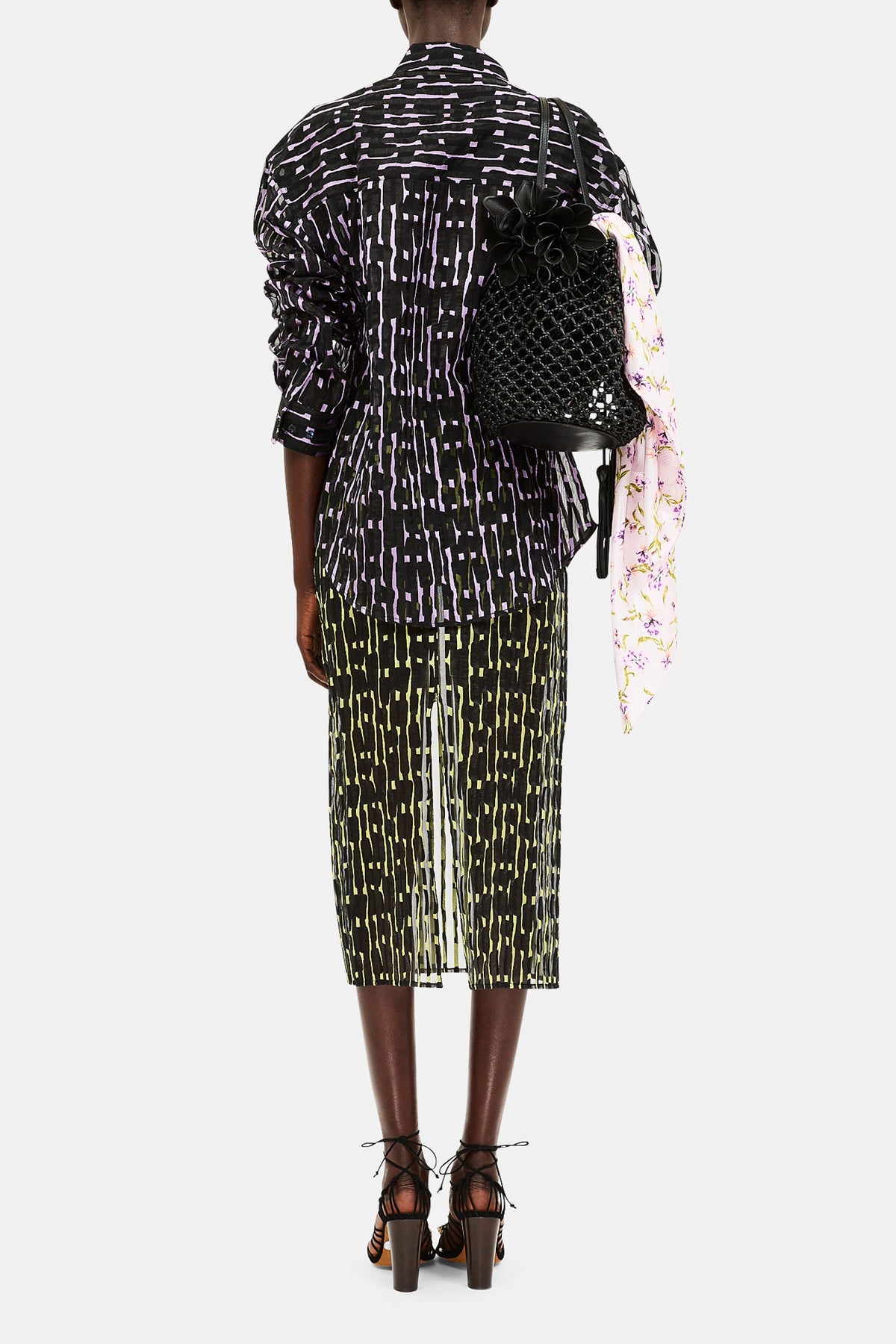 Merrill Pencil Midi Skirt - Solaris