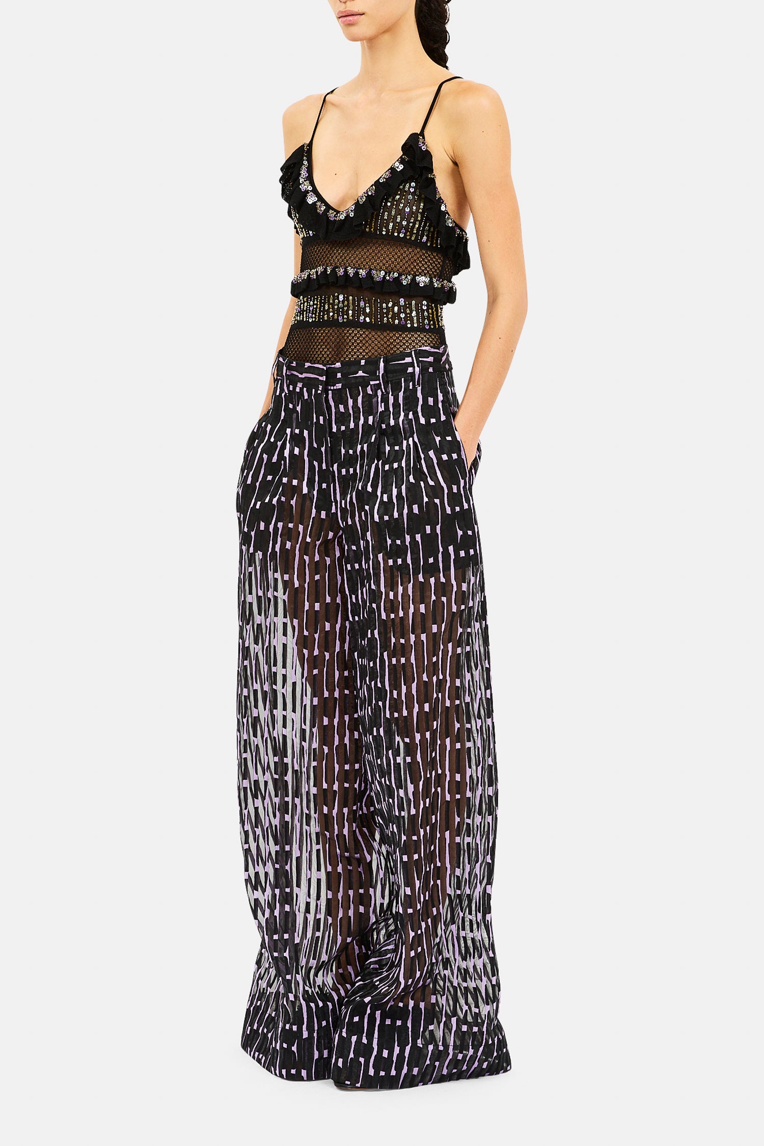 Ulla Johnson ⁣⁢Stone Wide Leg Hose - Hollyhock⁤⁣