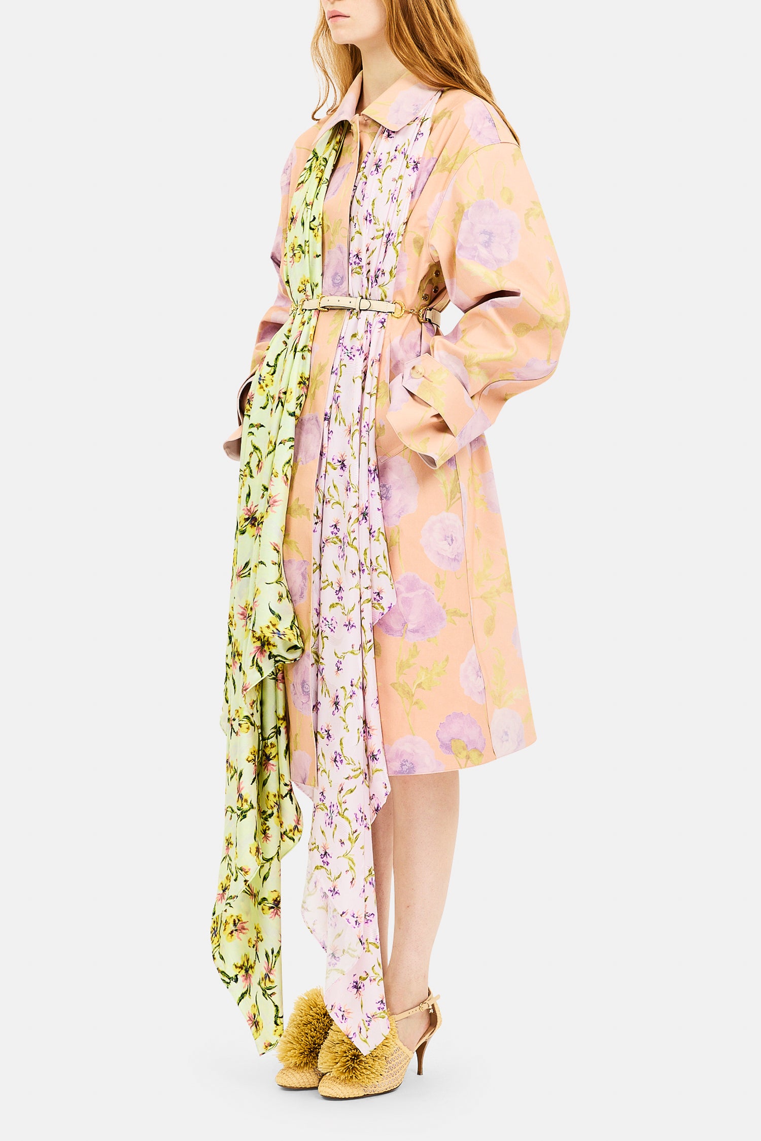 Ulla Johnson ⁣⁢Trench-Coat Imprimé Cadogan - Blush Poudré⁤⁣