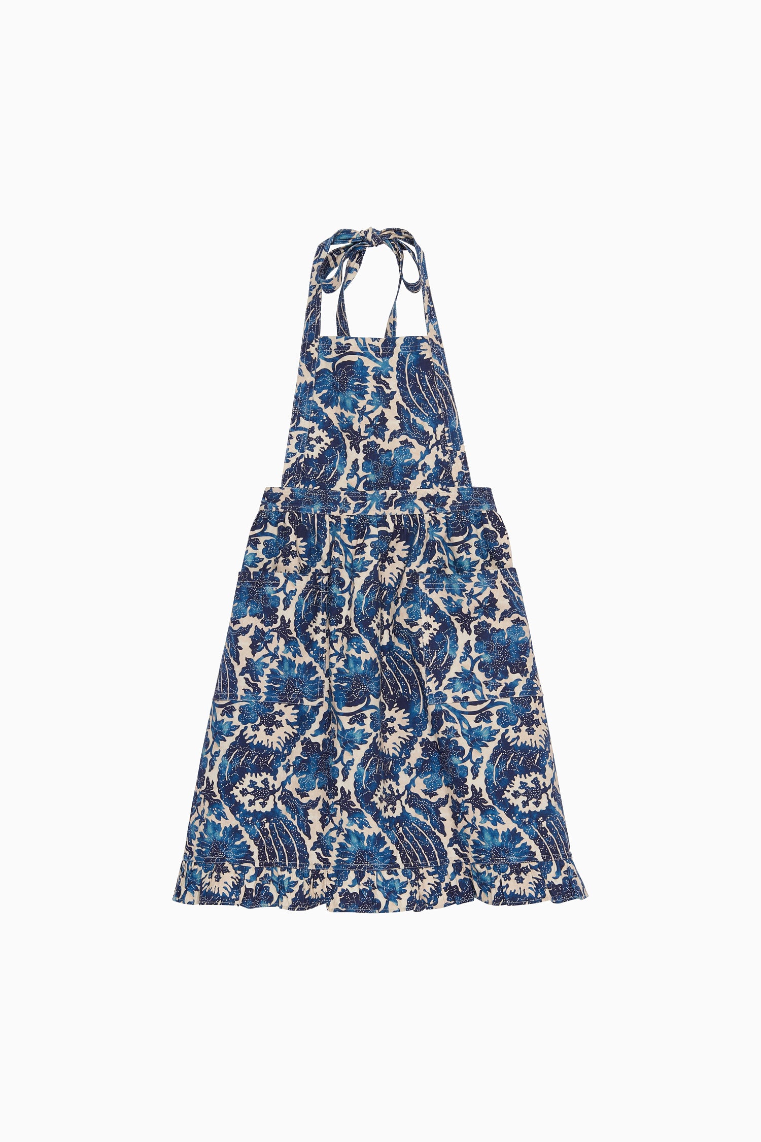Childrens Cotton Apron - Ocean