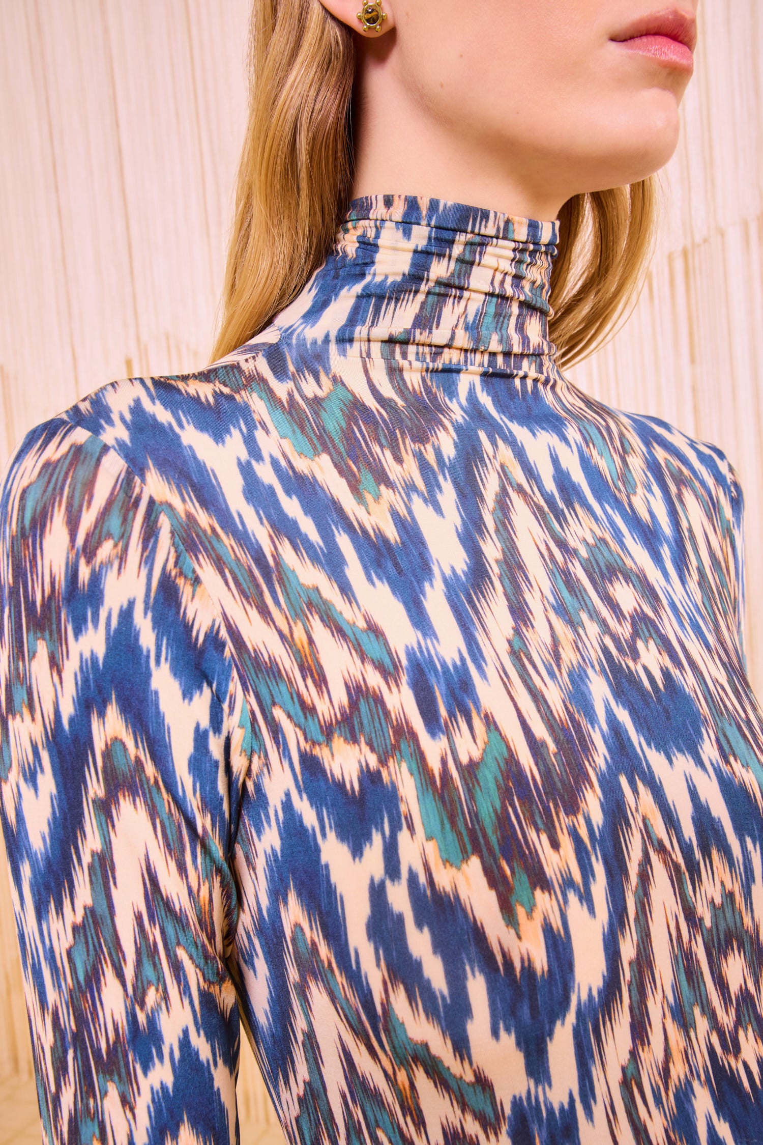 Aurelia Long Sleeve Turtleneck - Riverslate