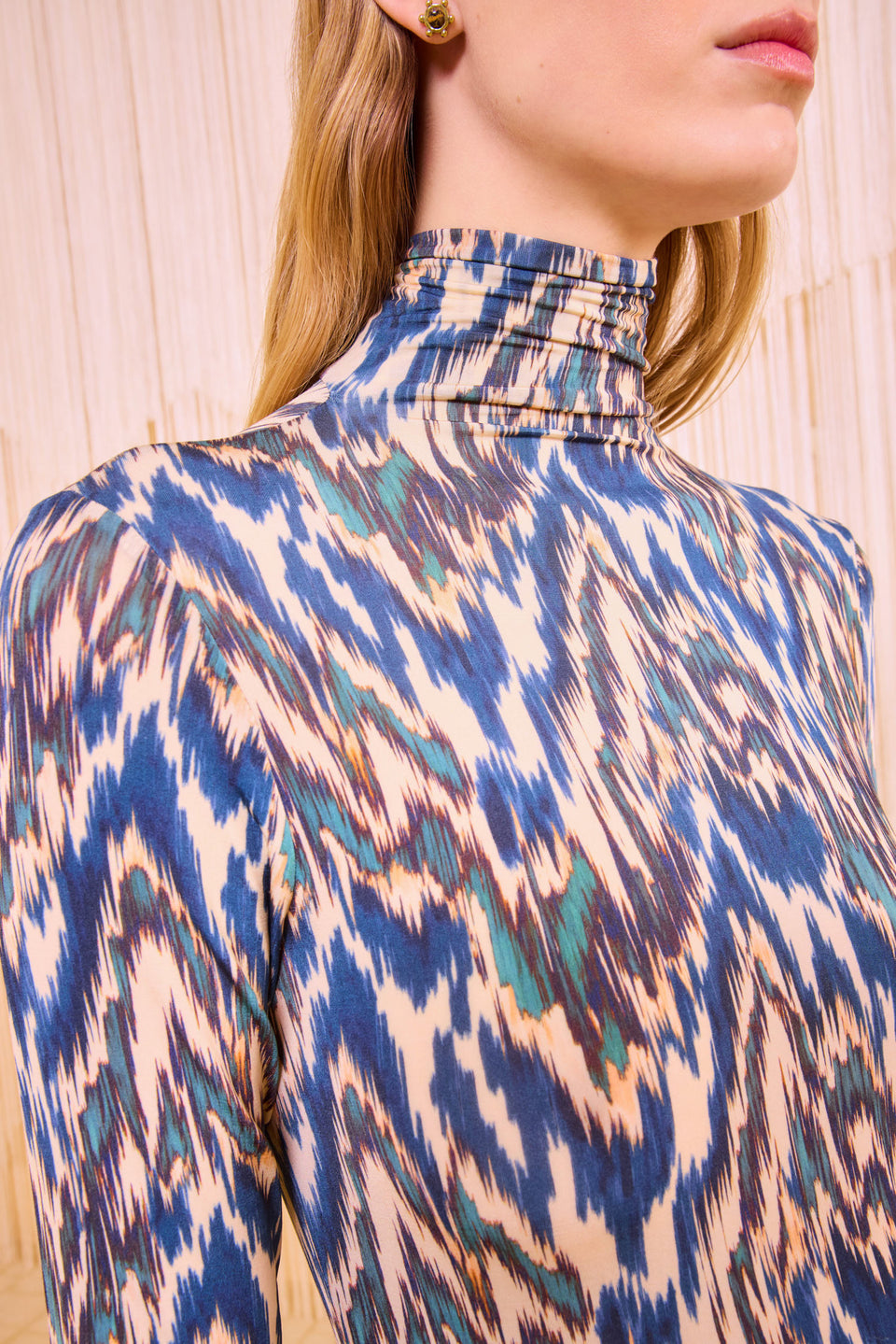 Aurelia Long Sleeve Turtleneck - Riverslate