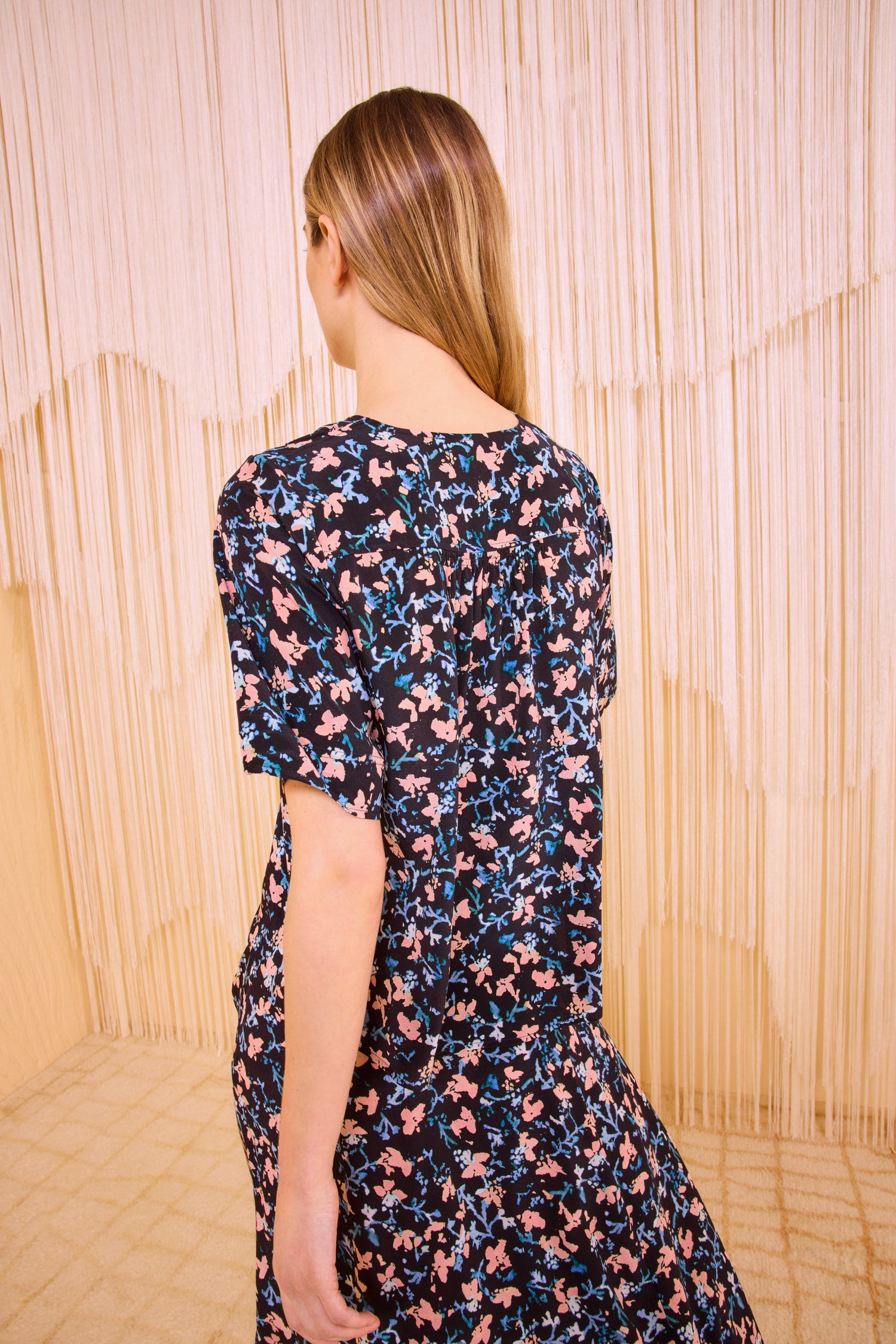 Ulla Johnson Calla Short Sleeve Top - Nocturne