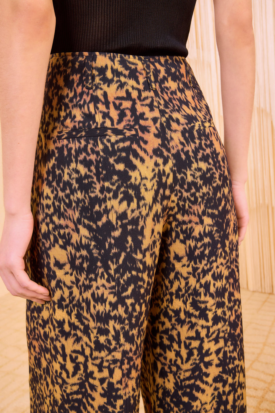 Carine High Waisted Pant - Savannah