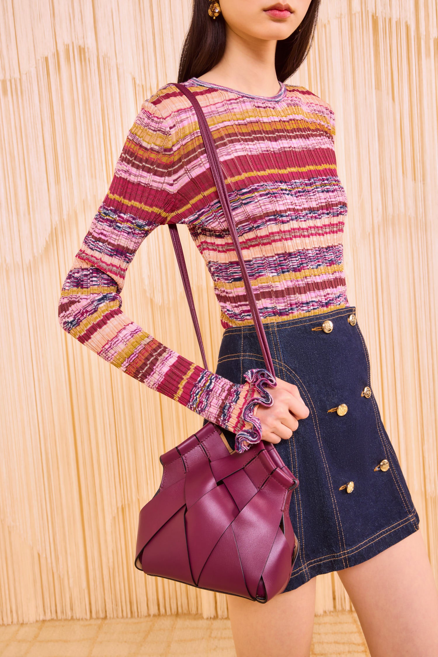 Ulla Johnson Charlotte Crossbody - Bordeaux