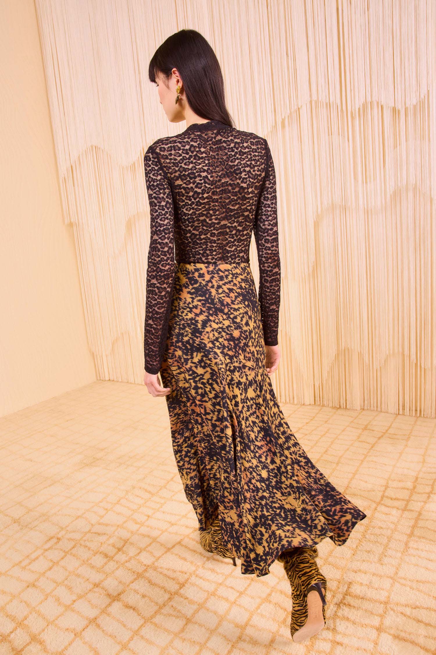 Ulla Johnson Chesca High Waisted Bias Skirt - Savannah