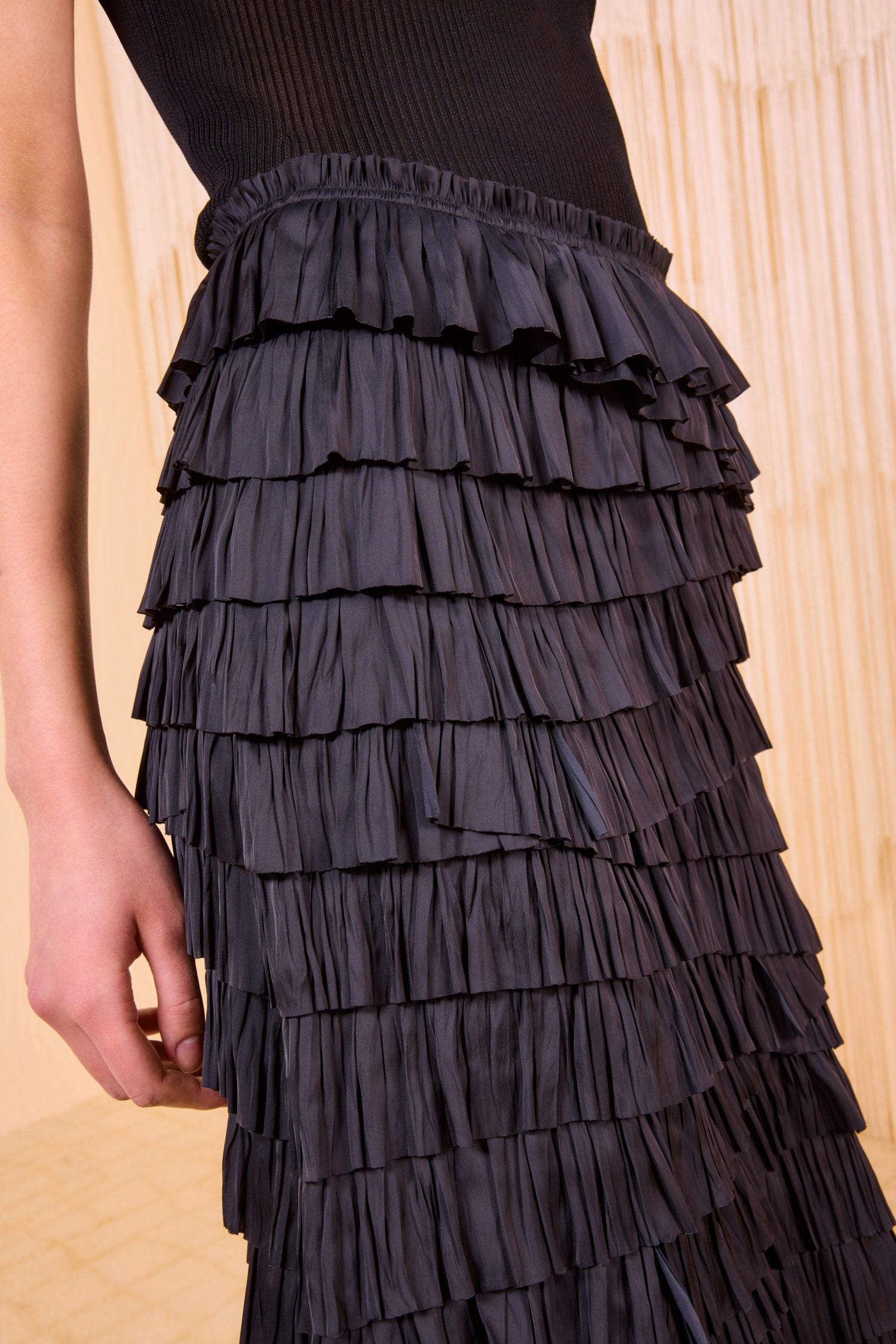 Eloise Layered Skirt - Noir