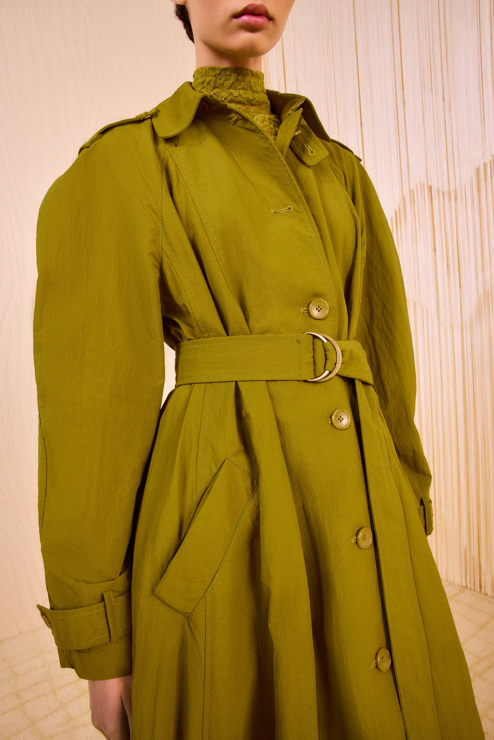 Farren Trench Coat - Argan