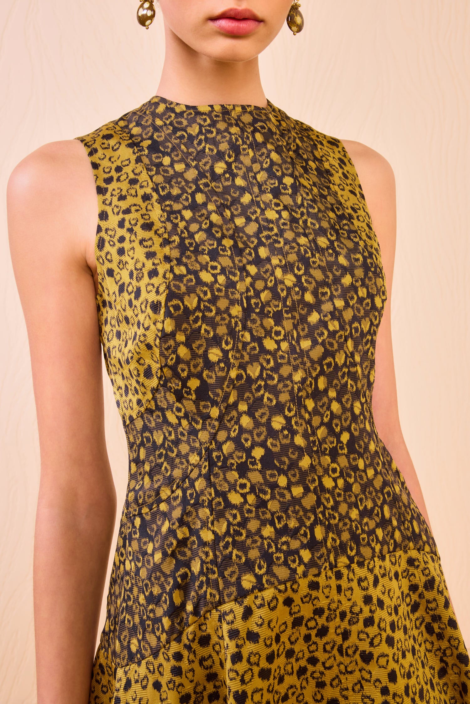 Isadora Drop Waist Dress - Lynx