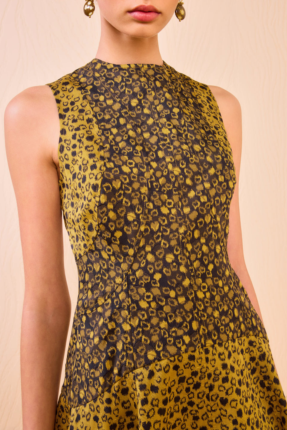 Isadora Drop Waist Dress - Lynx