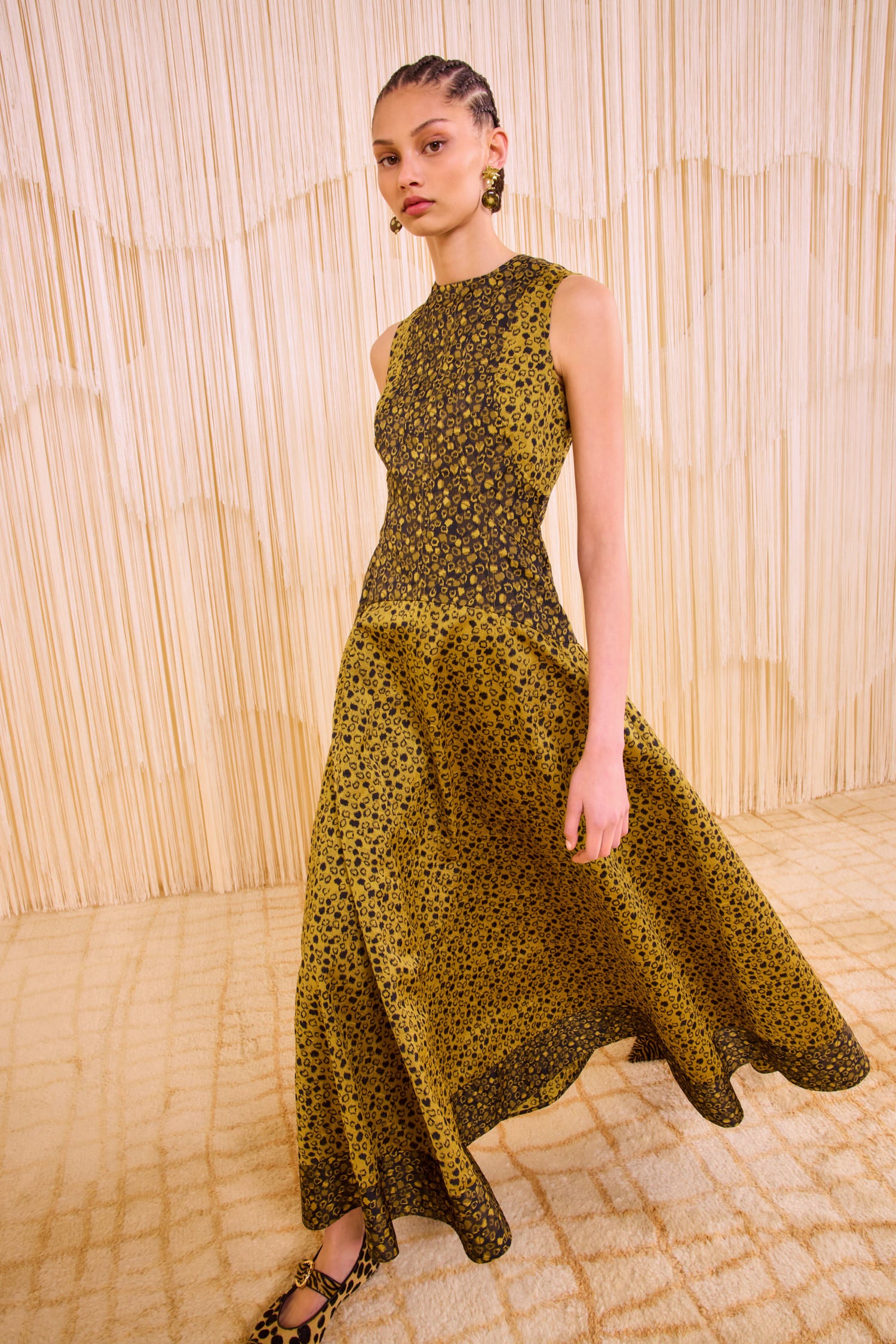 Isadora Drop Waist Dress - Lynx