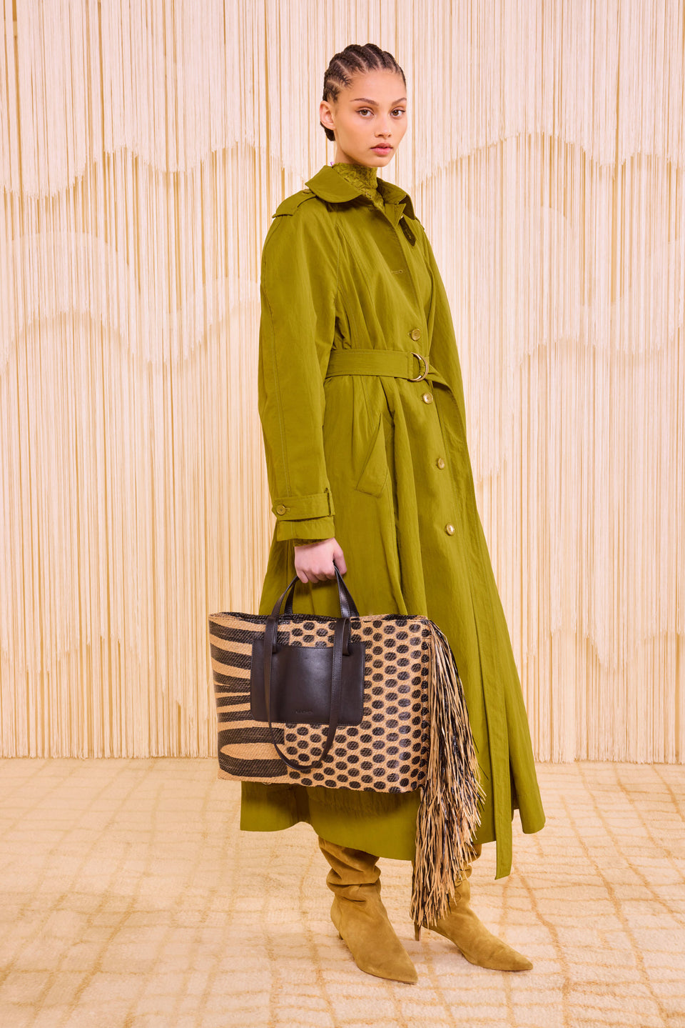 Lali Large Raffia Tote - Tapir