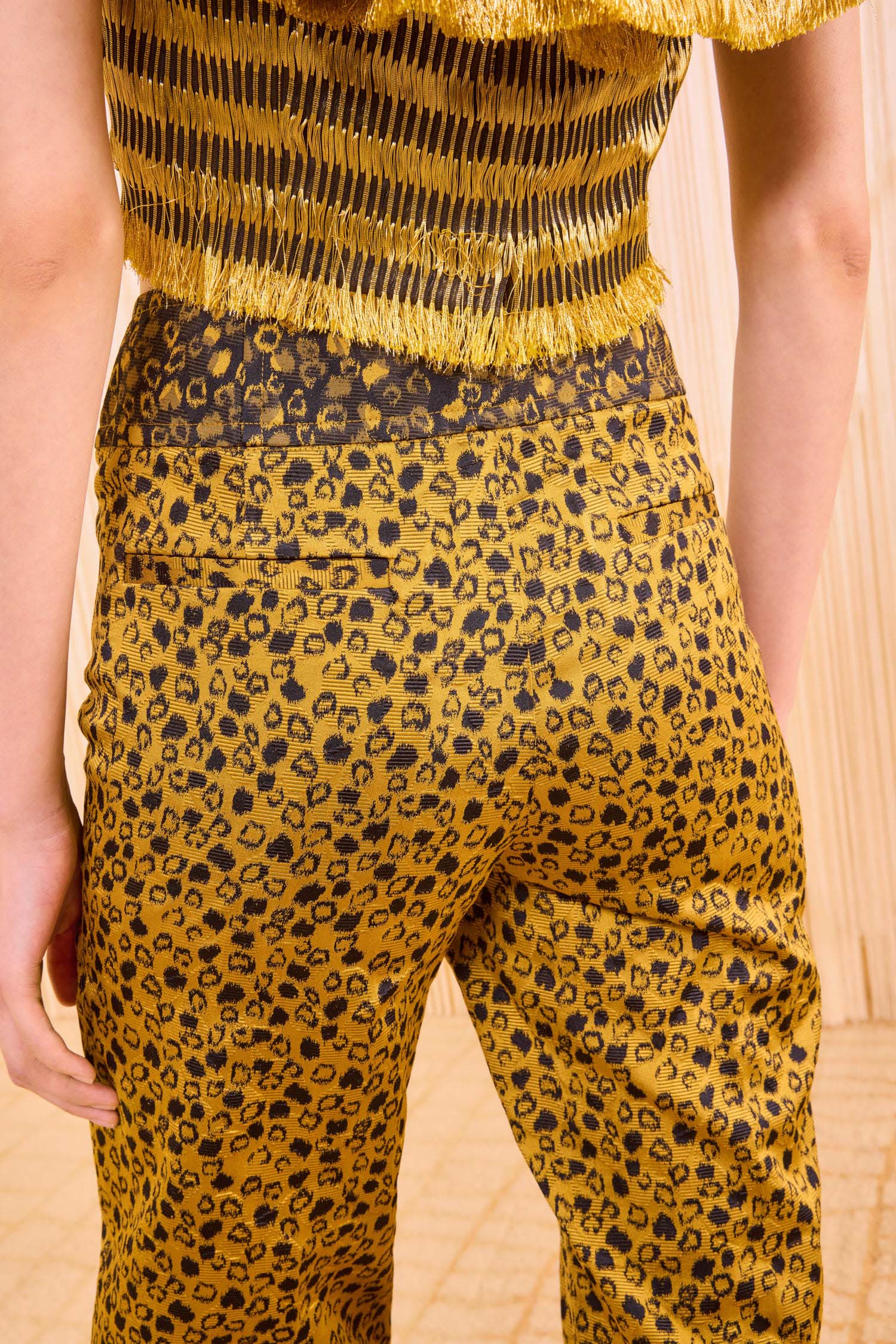 Louis Mid Waist Pant - Lynx