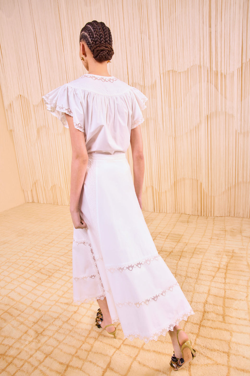 Lucia Flared Skirt - Pristine