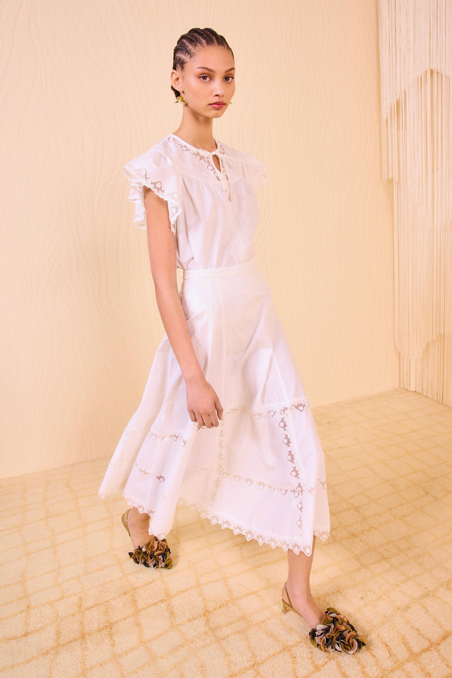 Lucia Flared Skirt - Pristine